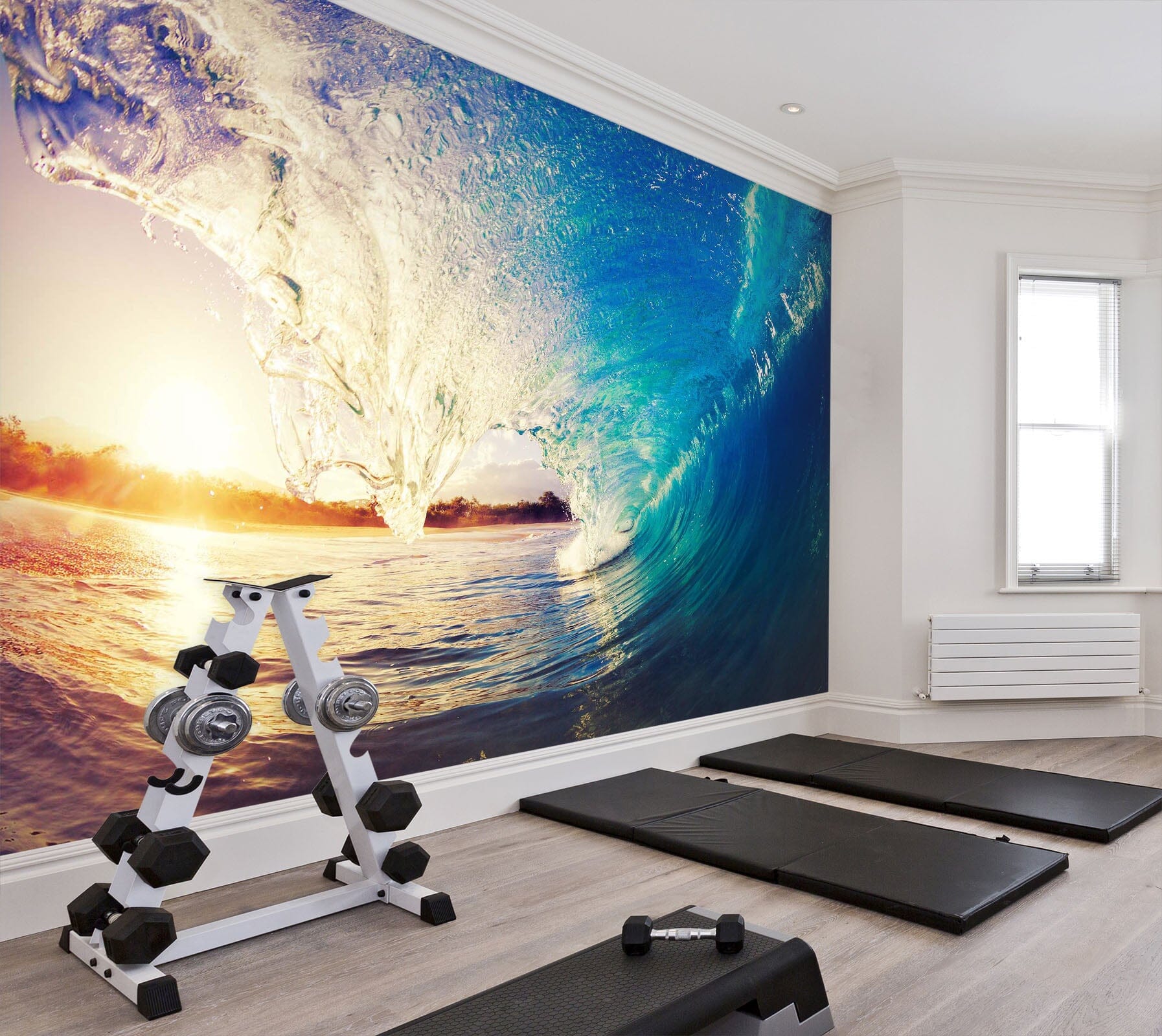 3D Beautiful Waves 096 Wall Murals Wallpaper AJ Wallpaper 2 