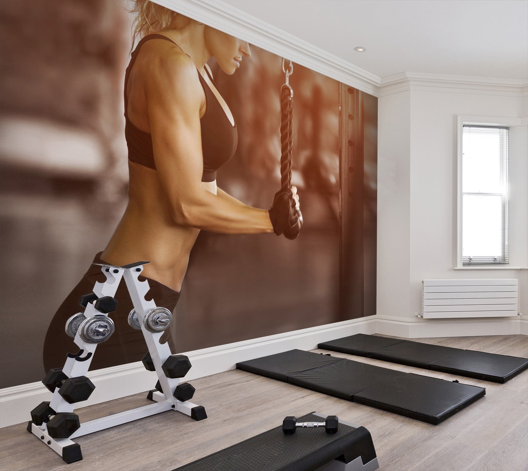 3D Lady Fitness 073 Wall Murals Wallpaper AJ Wallpaper 2 