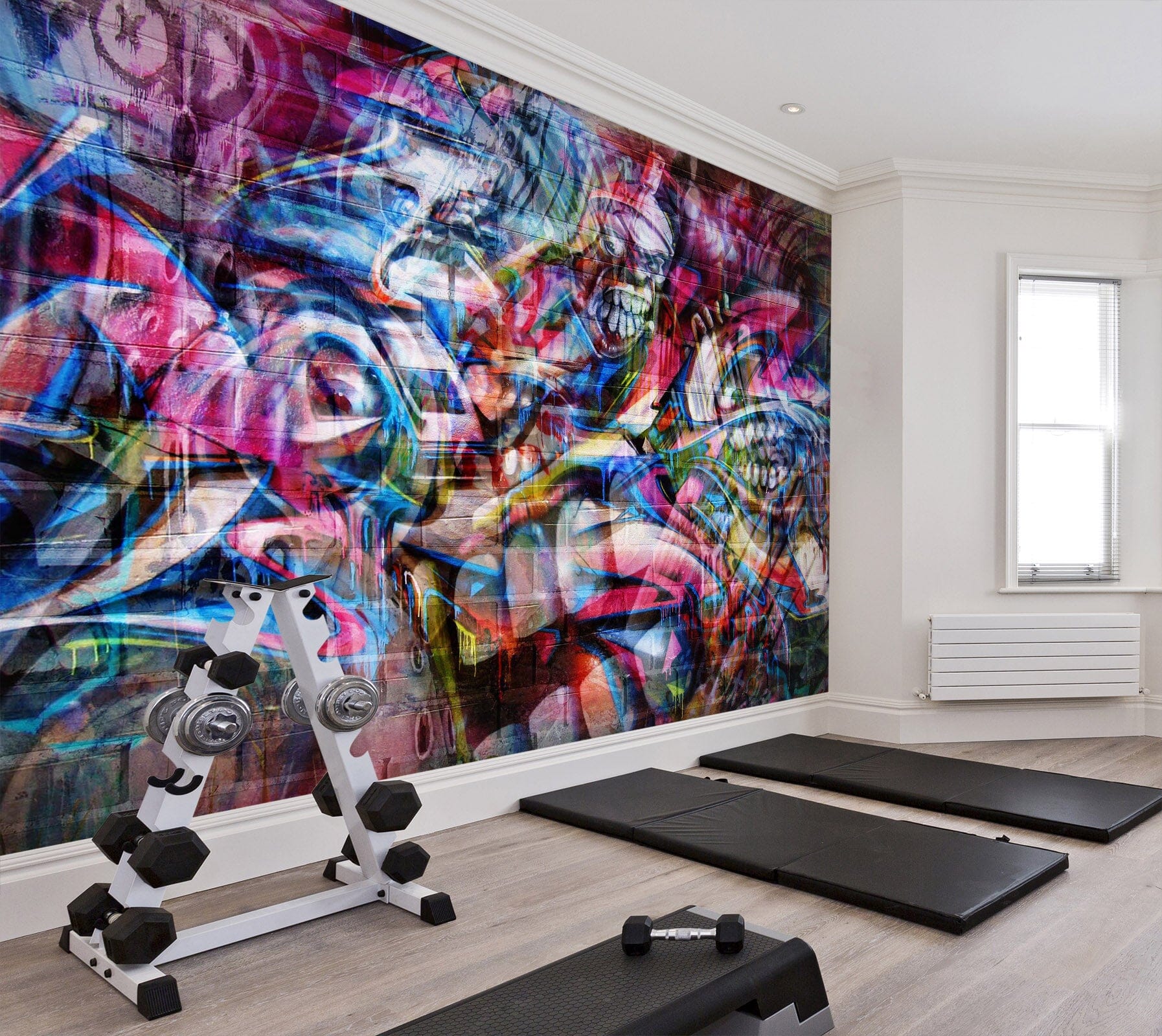 3D Color Graffiti 317 Wall Murals Wallpaper AJ Wallpaper 2 