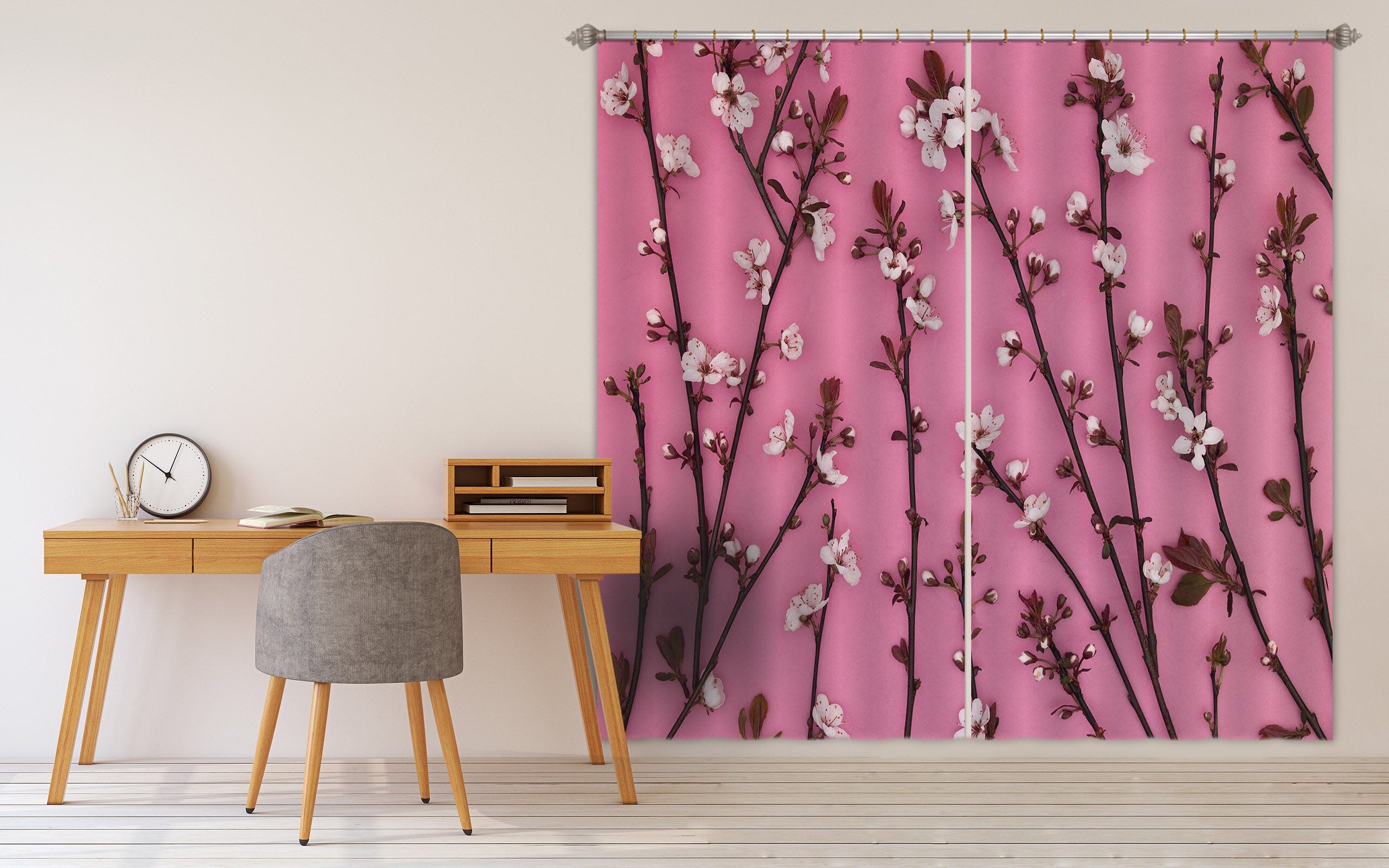 3D Prunus Cistena 037 Assaf Frank Curtain Curtains Drapes Curtains AJ Creativity Home 