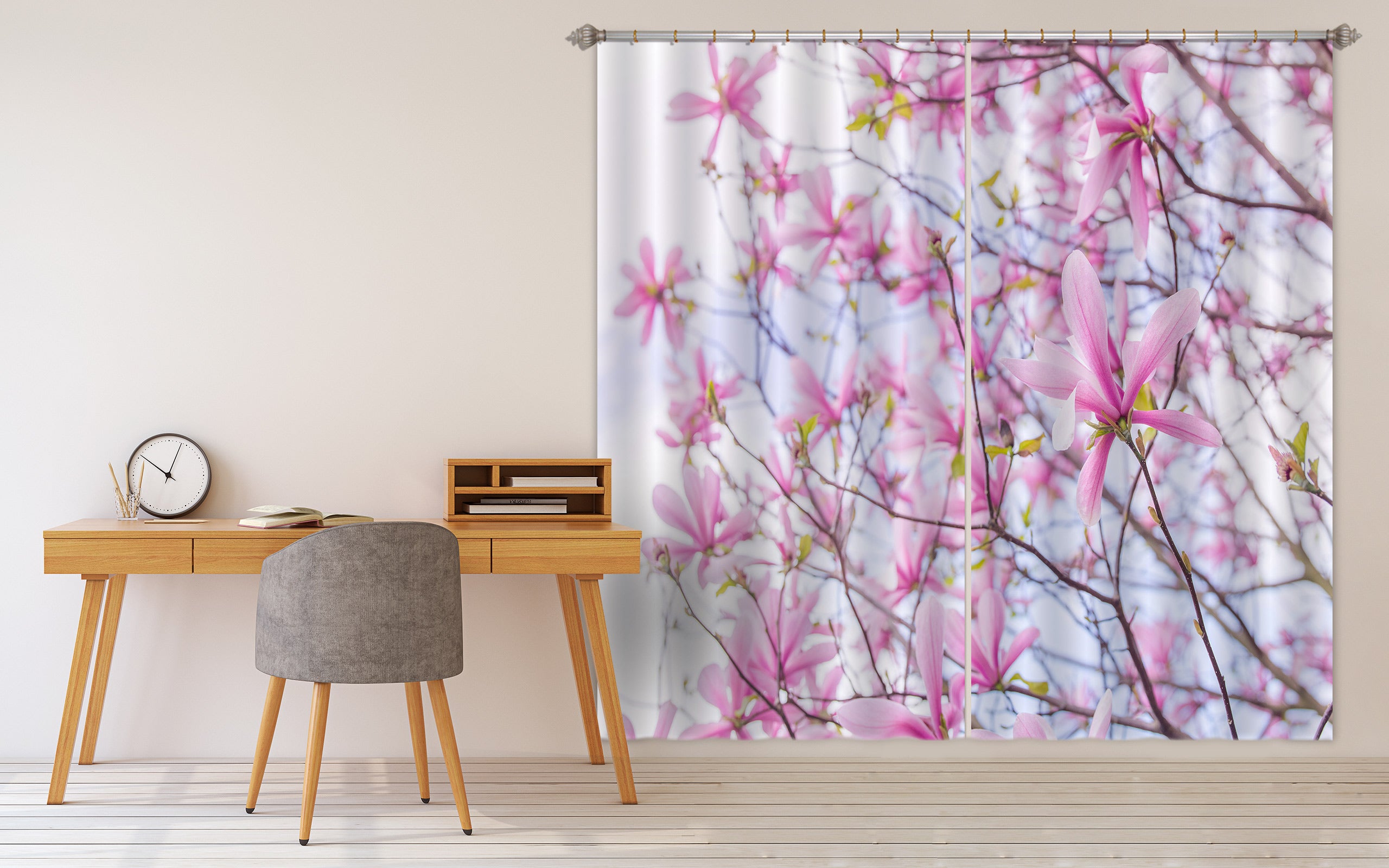 3D Flower Branch 6543 Assaf Frank Curtain Curtains Drapes