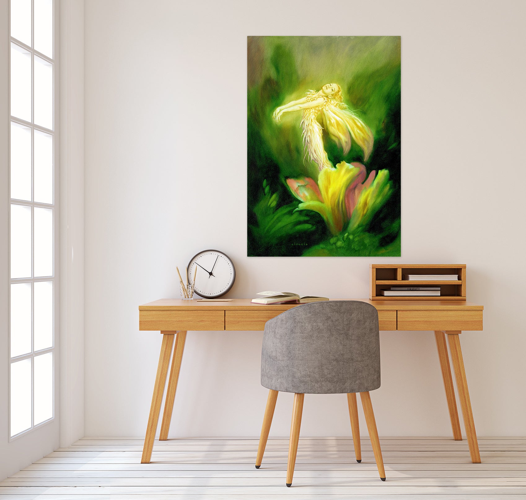 3D Flower Elf 8127 Ciruelo Wall Sticker