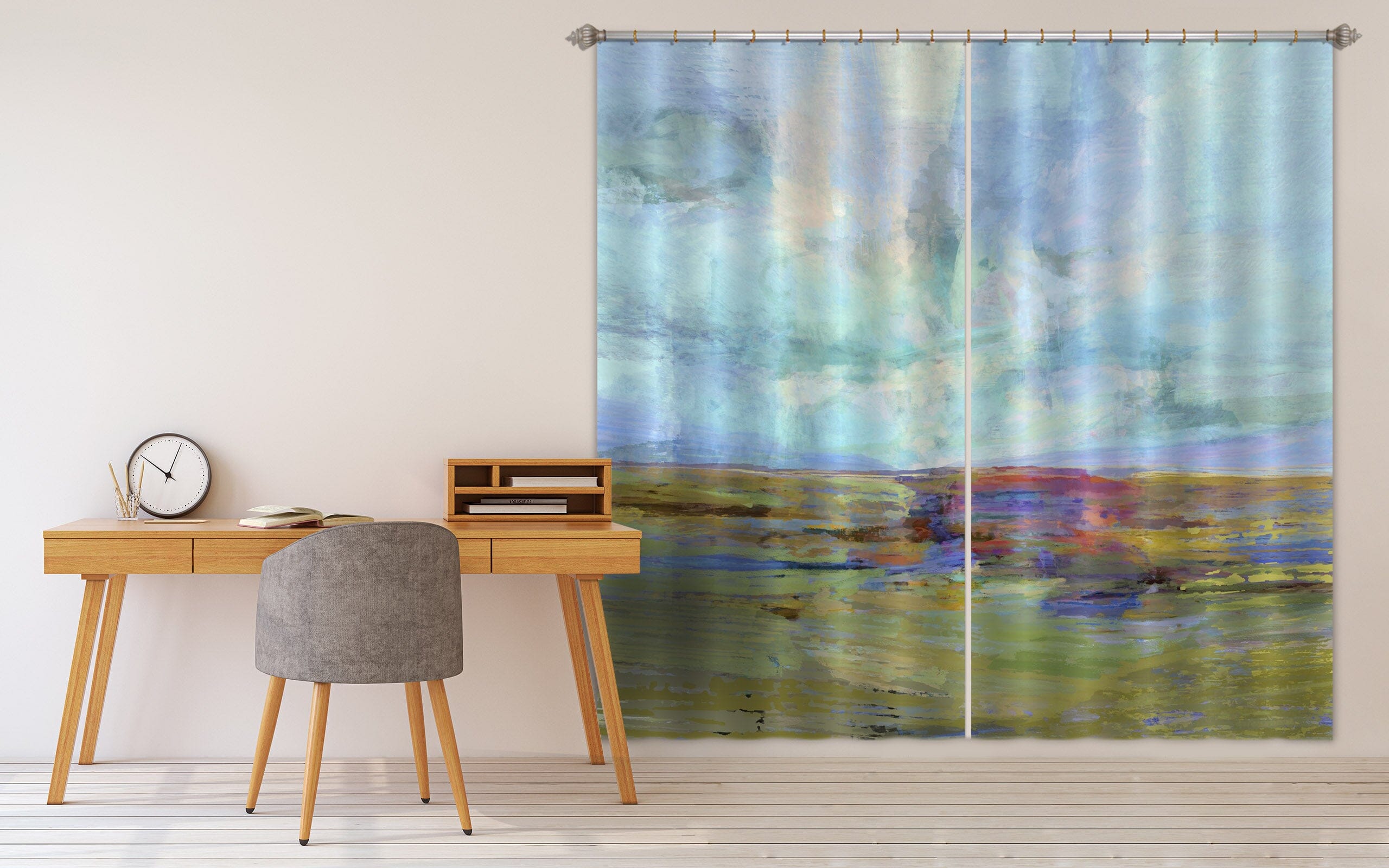 3D Green Grassland 056 Michael Tienhaara Curtain Curtains Drapes Curtains AJ Creativity Home 