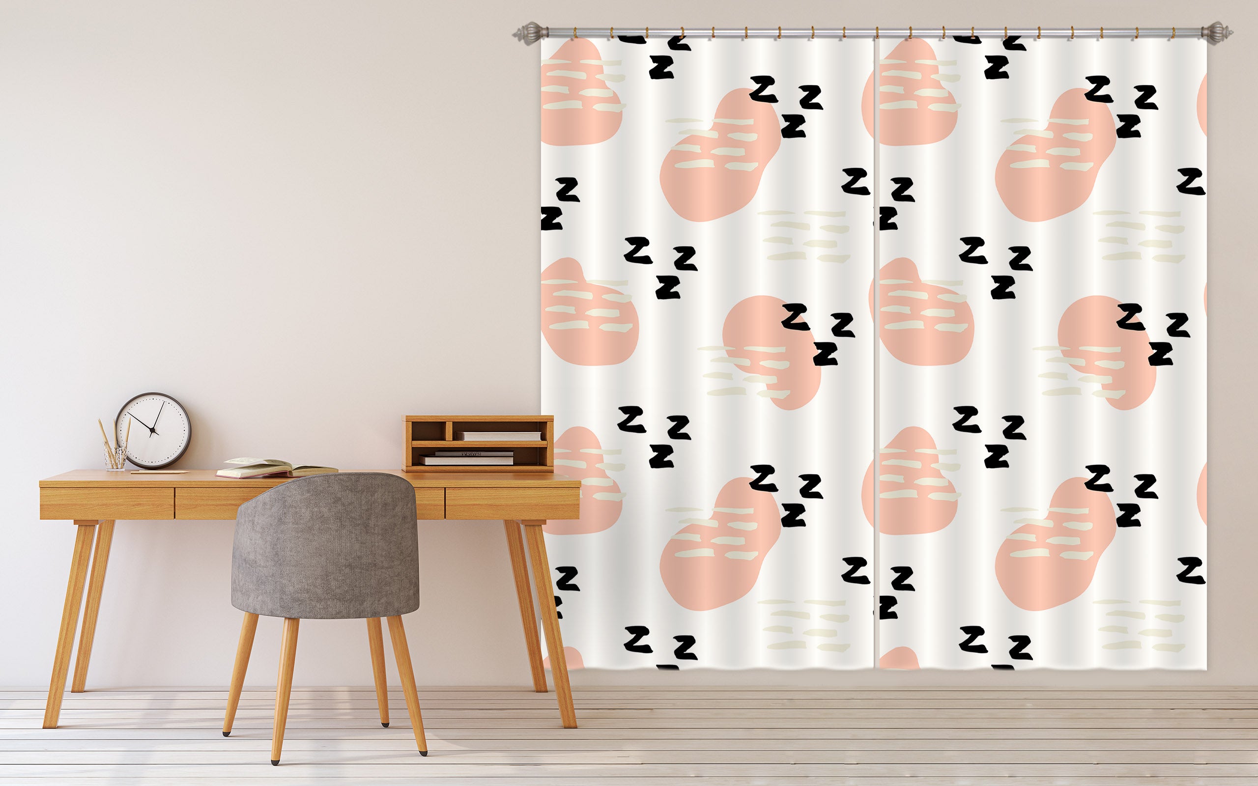 3D Pink Dot Pattern 111122 Kashmira Jayaprakash Curtain Curtains Drapes