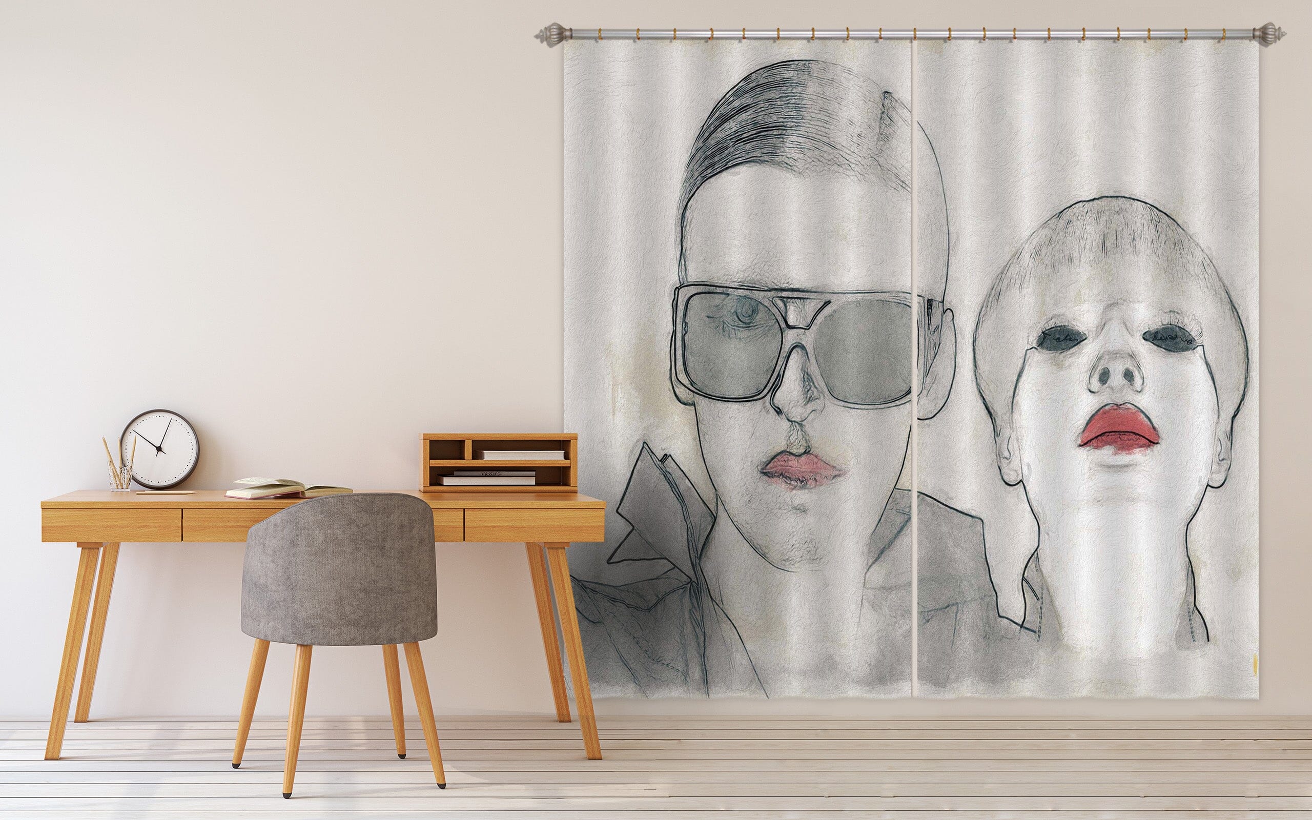 3D Fashion 048 Marco Cavazzana Curtain Curtains Drapes Curtains AJ Creativity Home 