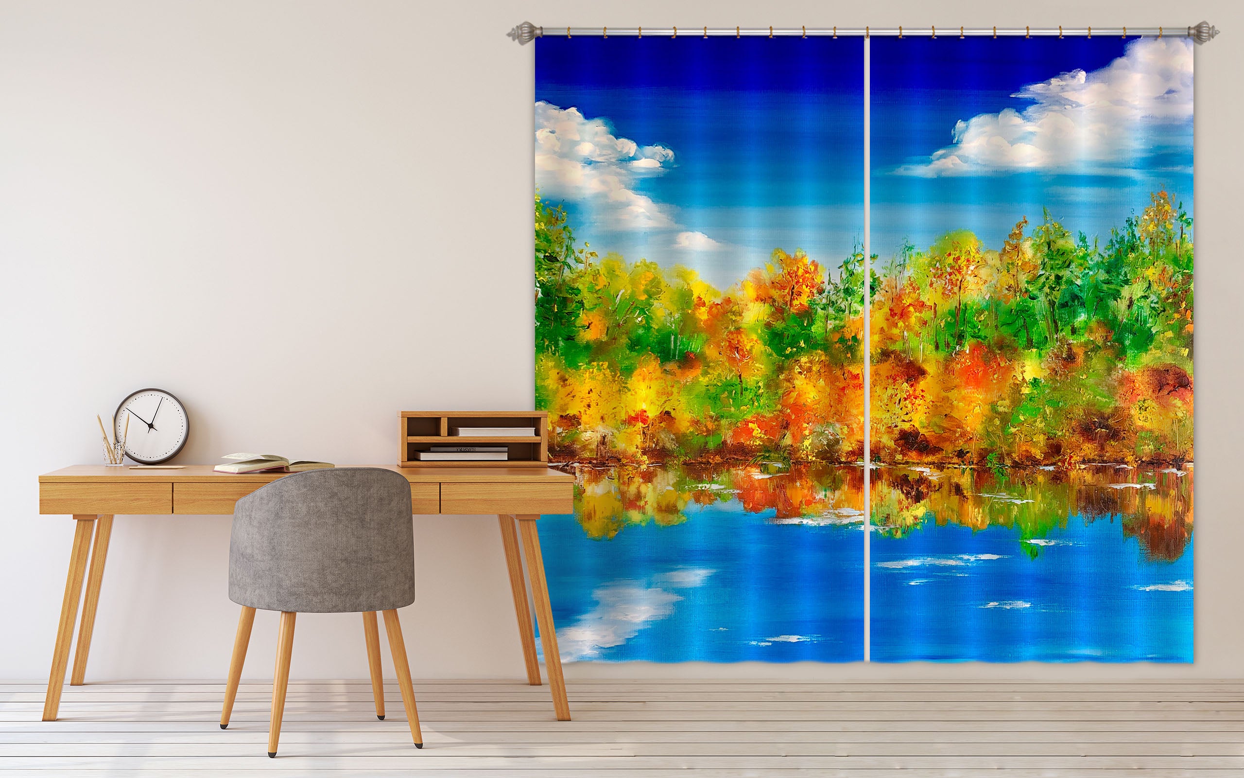 3D Oil Painting Landscape 2386 Skromova Marina Curtain Curtains Drapes