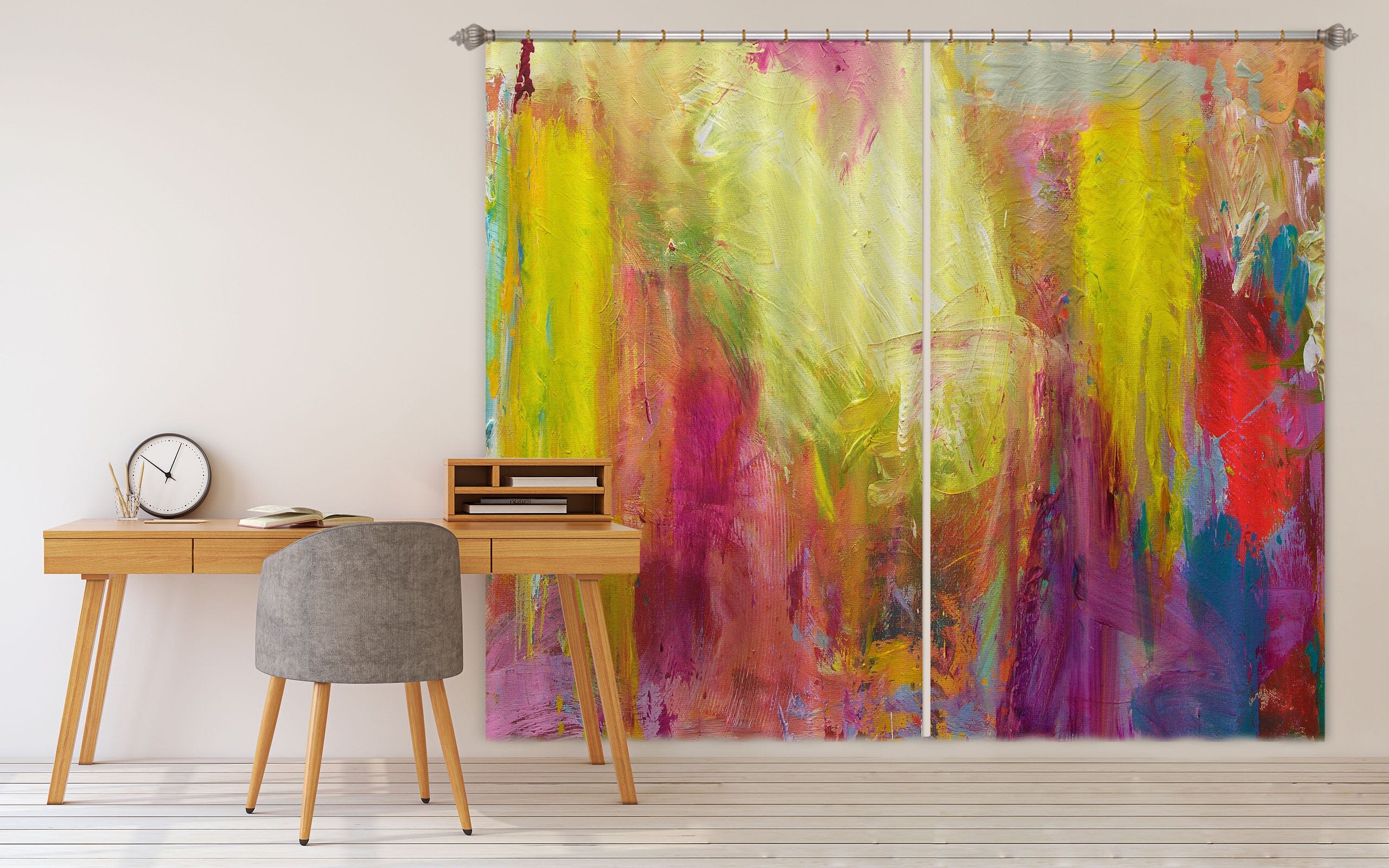 3D Vibrant Colors 107 Allan P. Friedlander Curtain Curtains Drapes Curtains AJ Creativity Home 