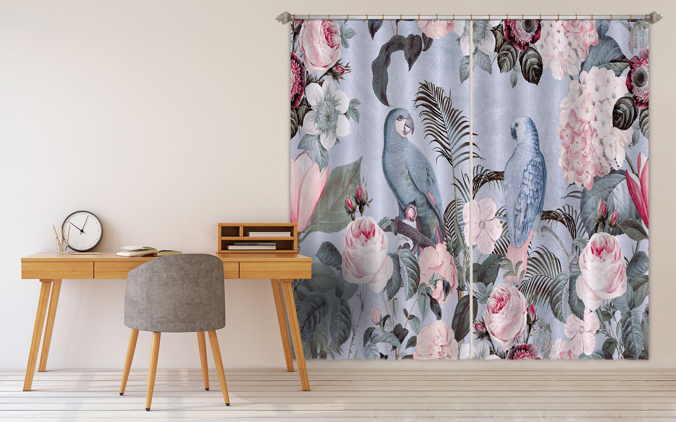 3D Bird Friends 068 Andrea haase Curtain Curtains Drapes Curtains AJ Creativity Home 