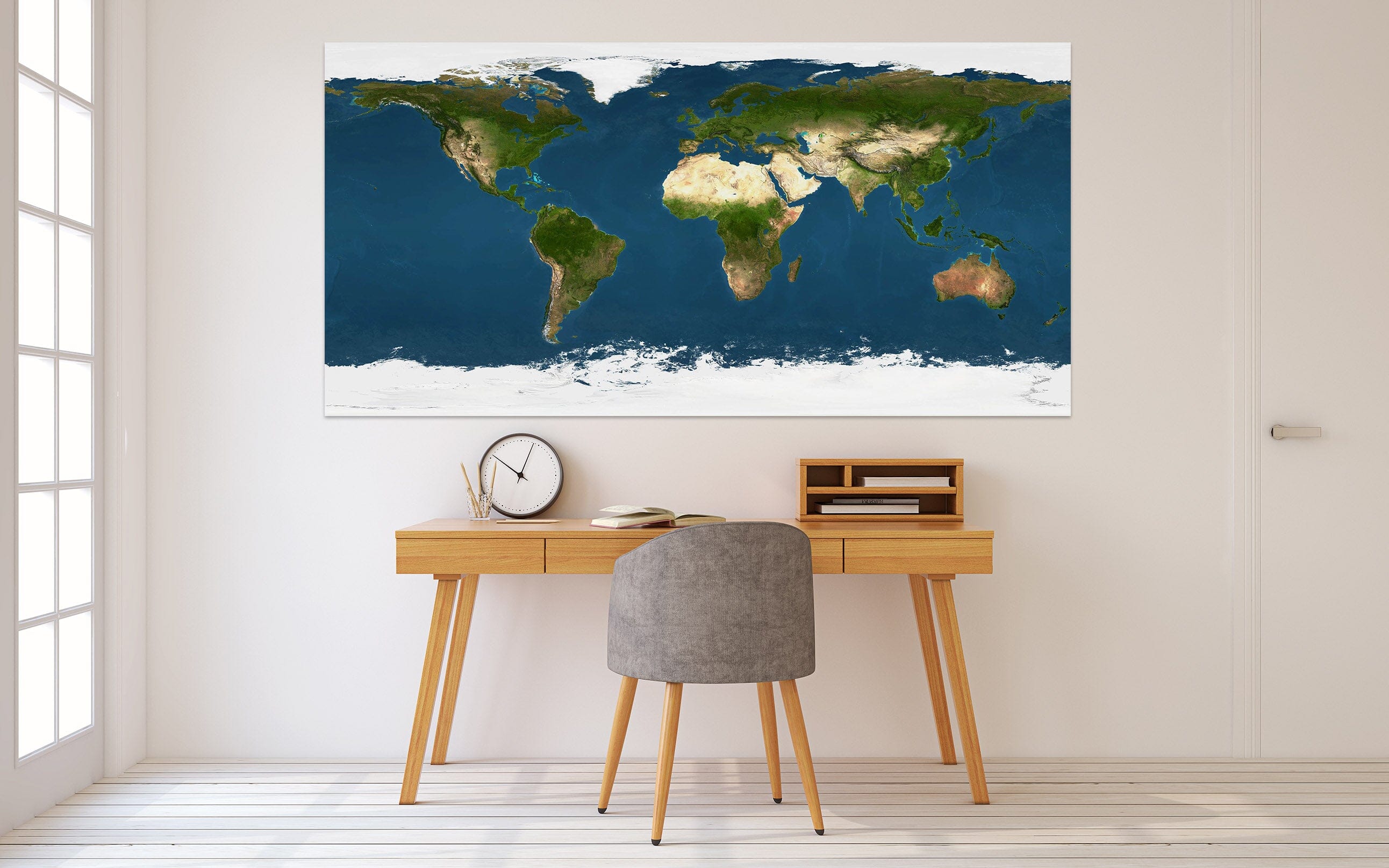 3D Oasis Sea 289 World Map Wall Sticker Wallpaper AJ Wallpaper 2 
