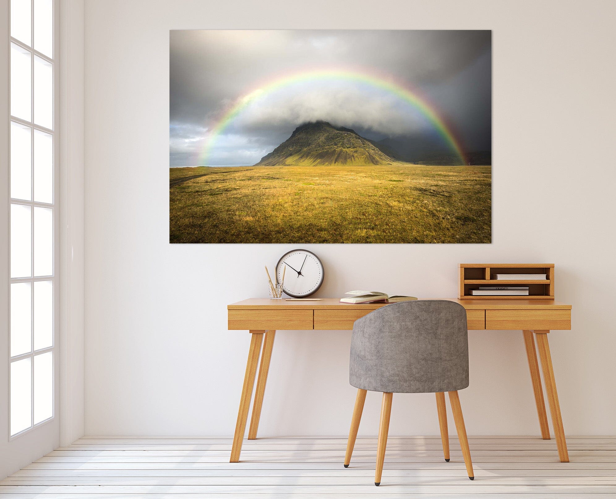 3D Rainbow Prairie 158 Marco Carmassi Wall Sticker Wallpaper AJ Wallpaper 2 