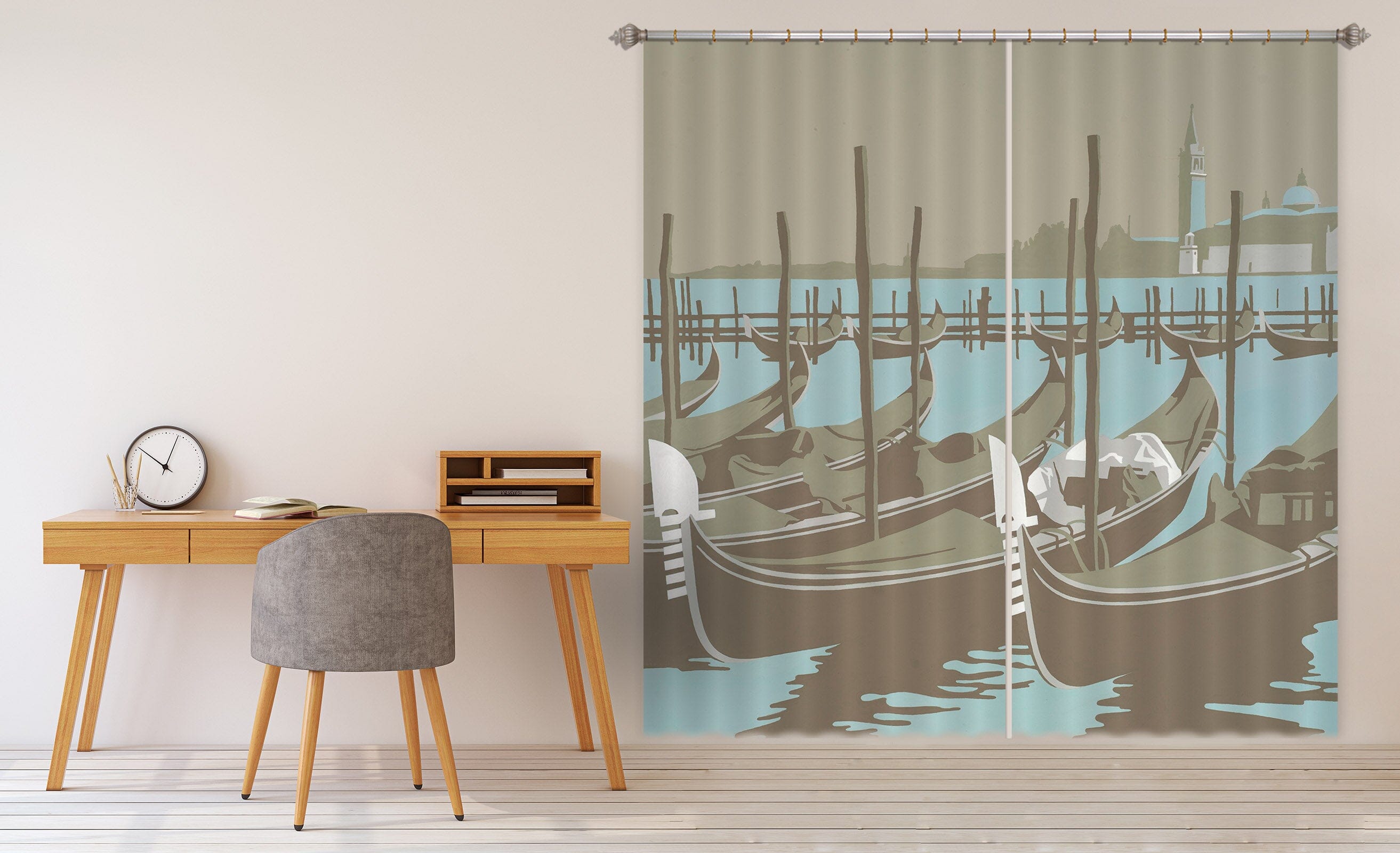 3D Venice 167 Steve Read Curtain Curtains Drapes Curtains AJ Creativity Home 