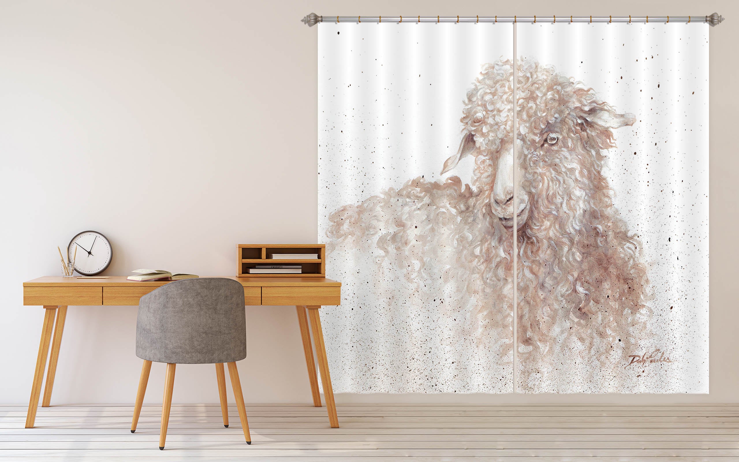 3D Sheep 3080 Debi Coules Curtain Curtains Drapes