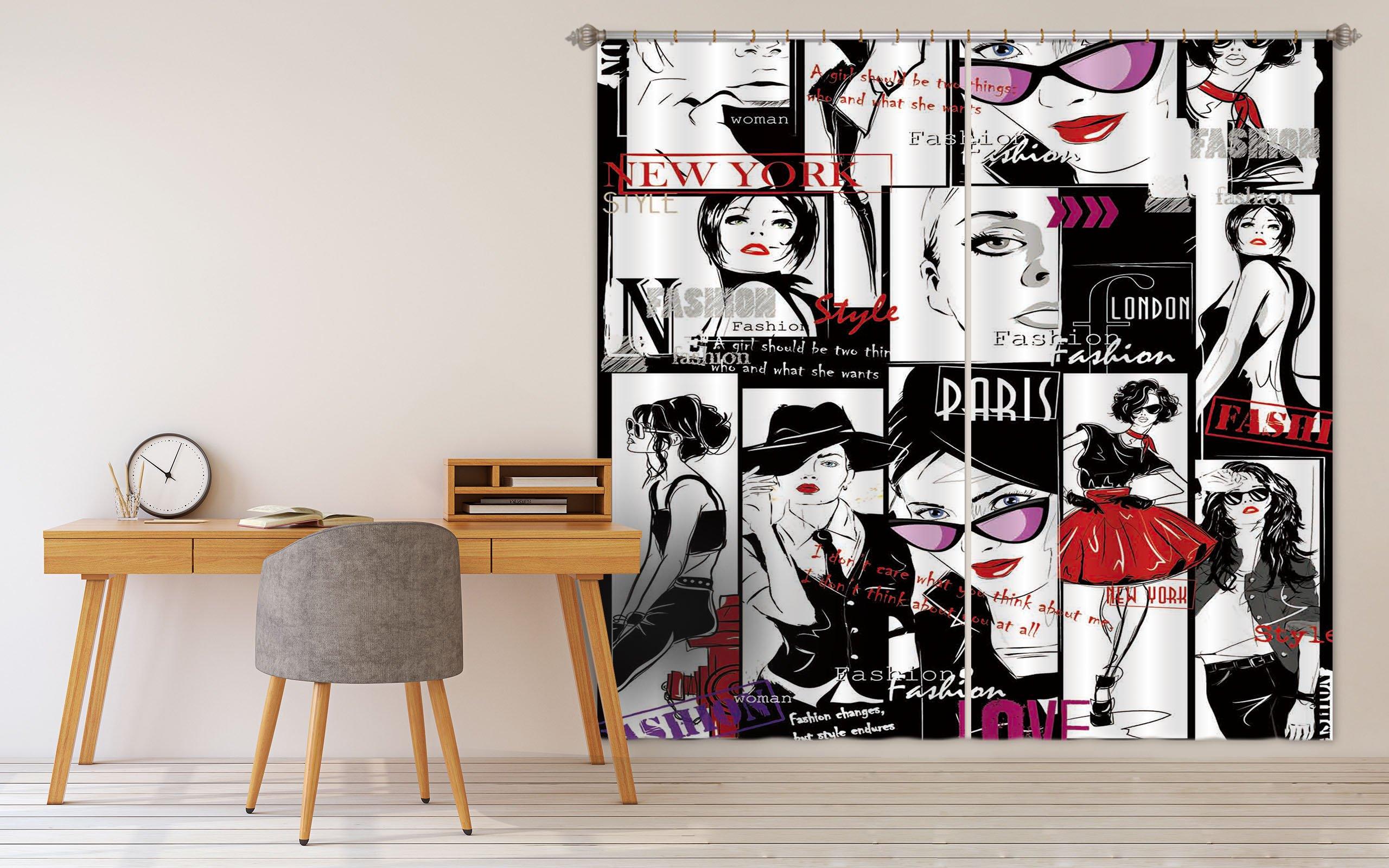 3D Beauty Store 123 Curtains Drapes Wallpaper AJ Wallpaper 