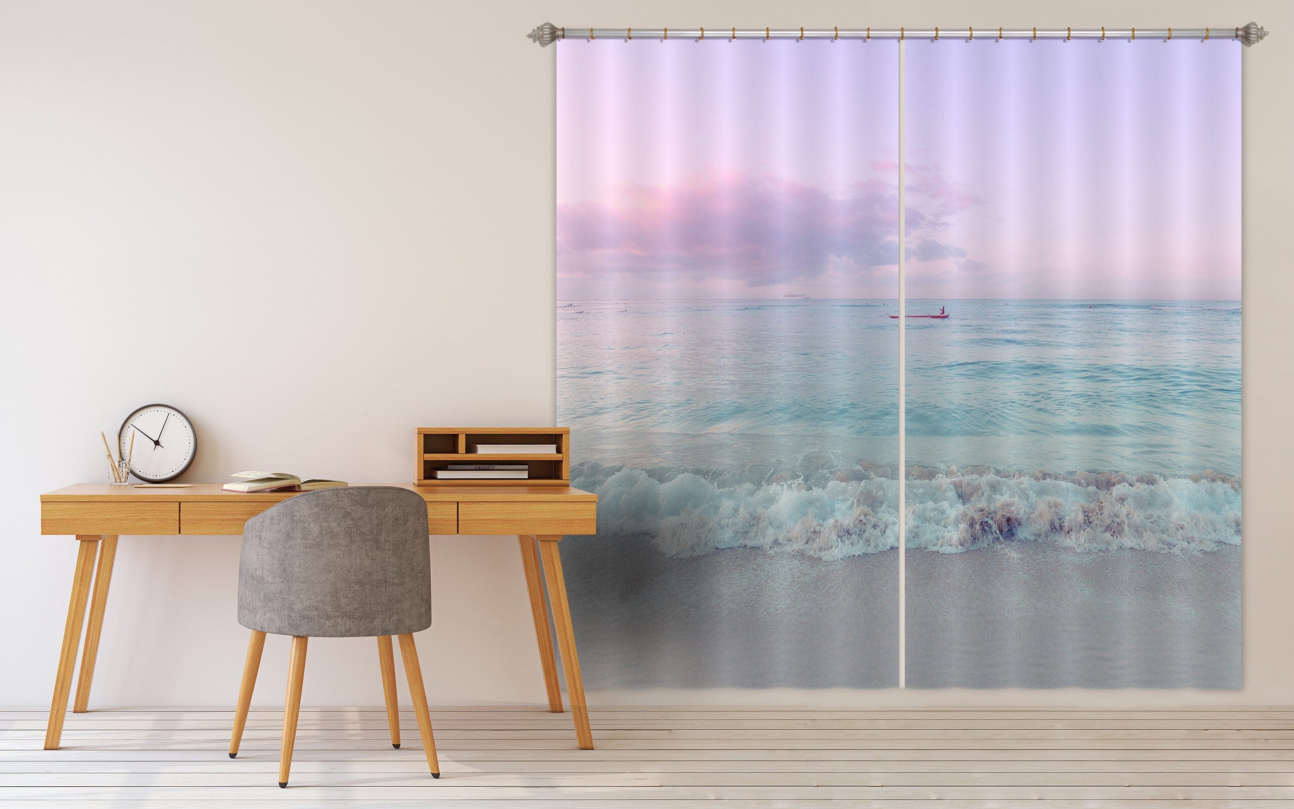 3D Purple Clouds 047 Noirblanc777 Curtain Curtains Drapes Curtains AJ Creativity Home 