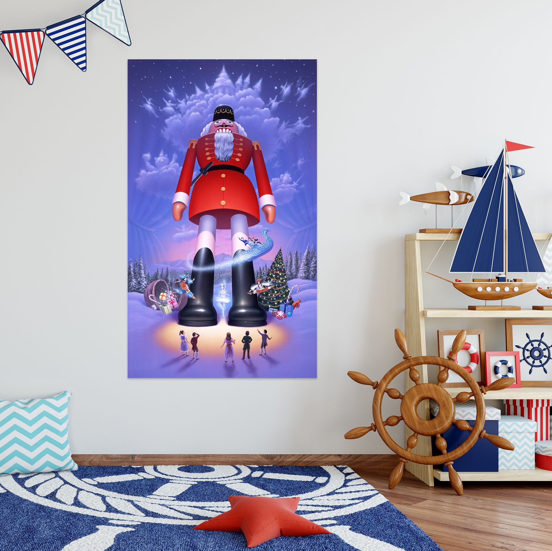 3D Nutcracker 85200 Jerry LoFaro Wall Sticker