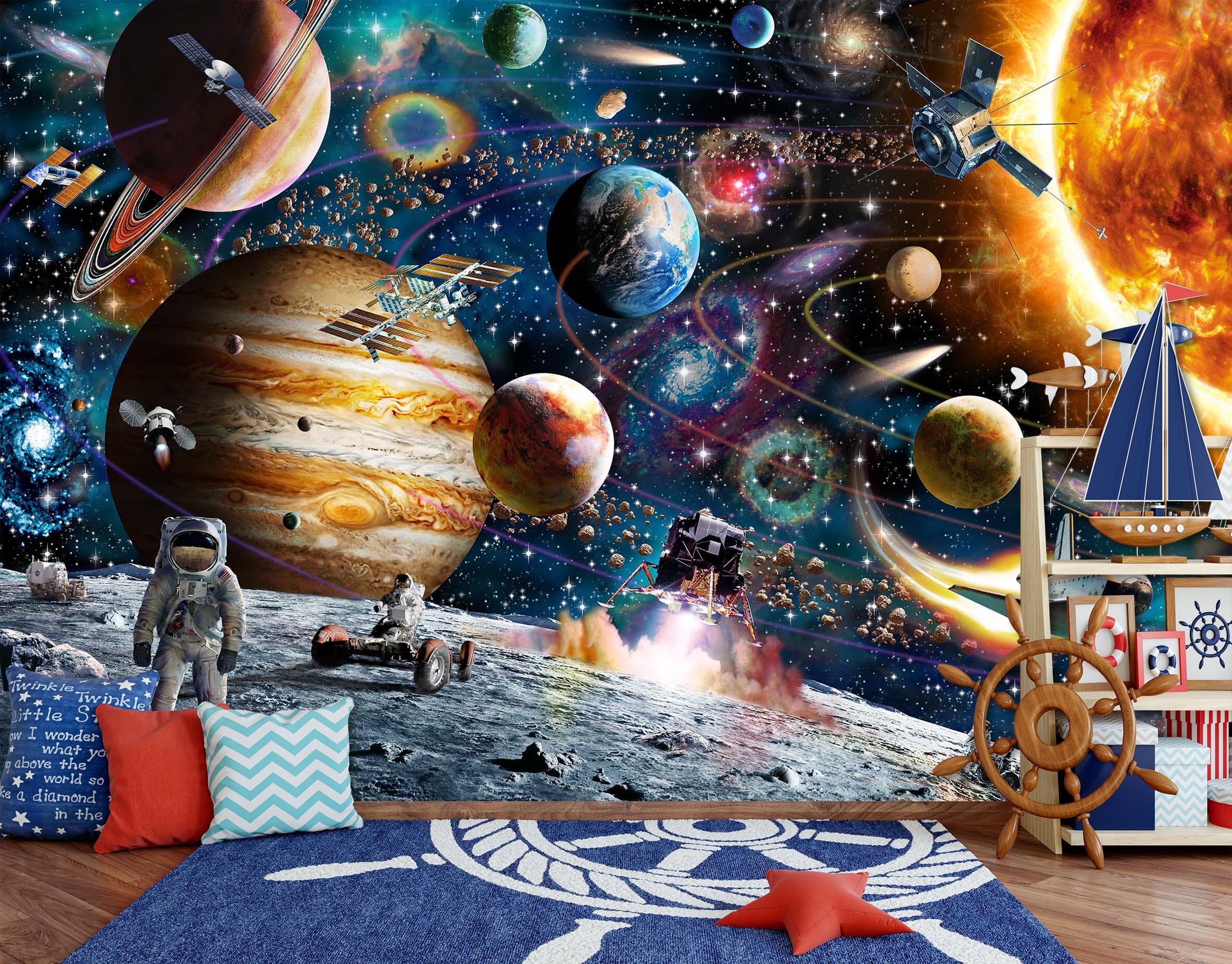 3D Space Odyssey 1404 Adrian Chesterman Wall Mural Wall Murals Wallpaper AJ Wallpaper 2 