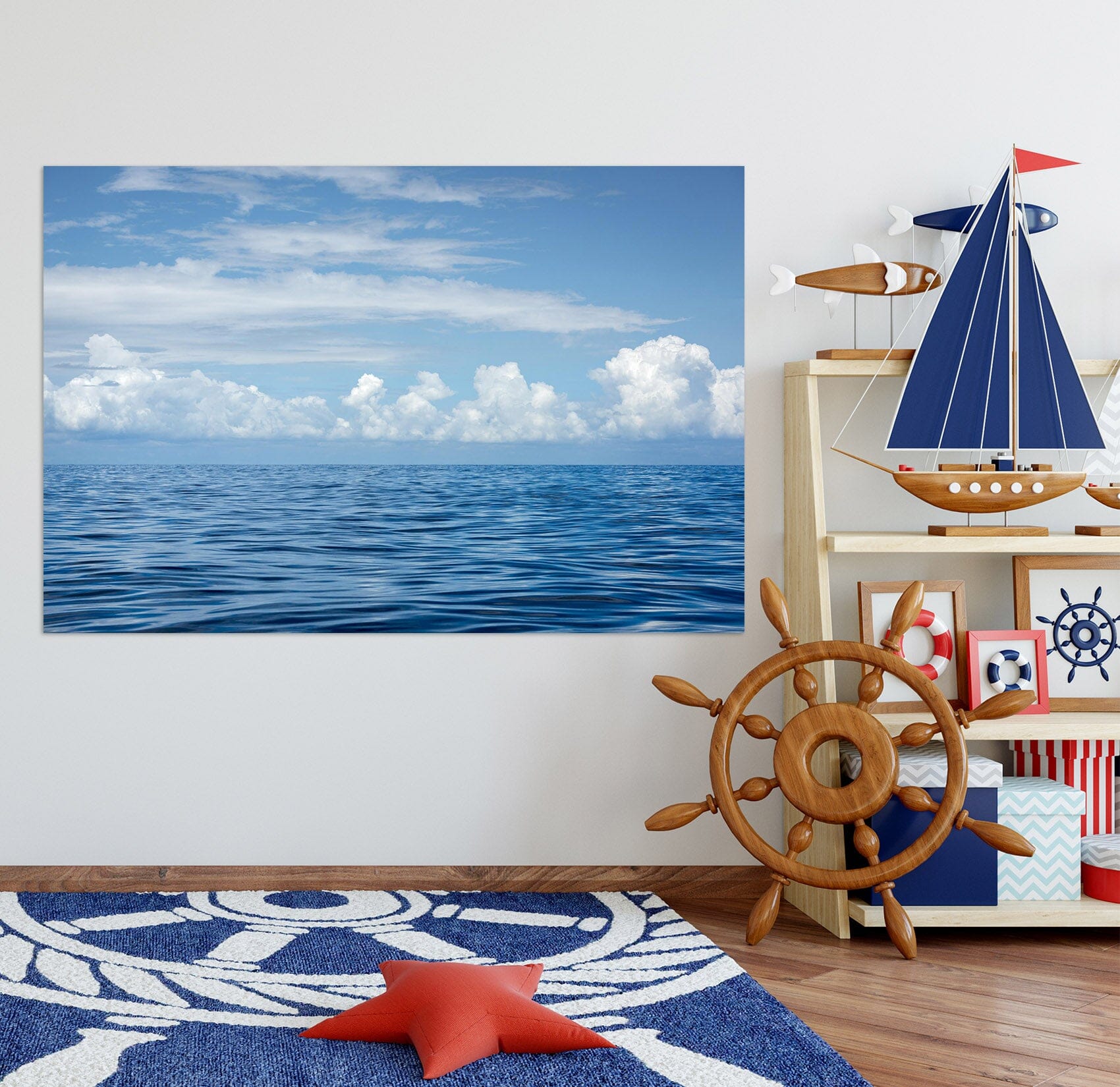 3D Silent Sea 156 Marco Carmassi Wall Sticker Wallpaper AJ Wallpaper 2 