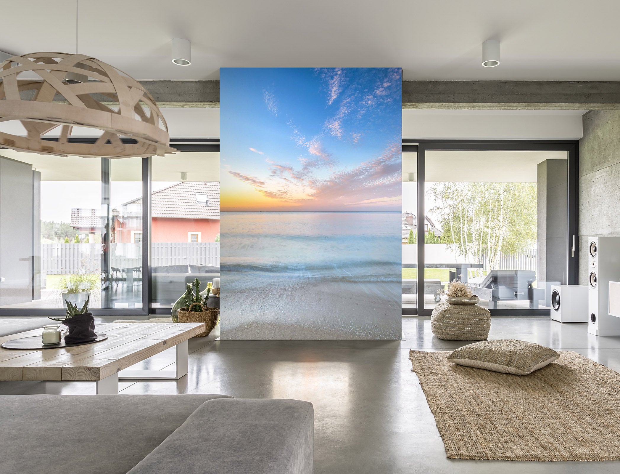 3D Sunset Sea 107 Assaf Frank Wall Mural Wall Murals