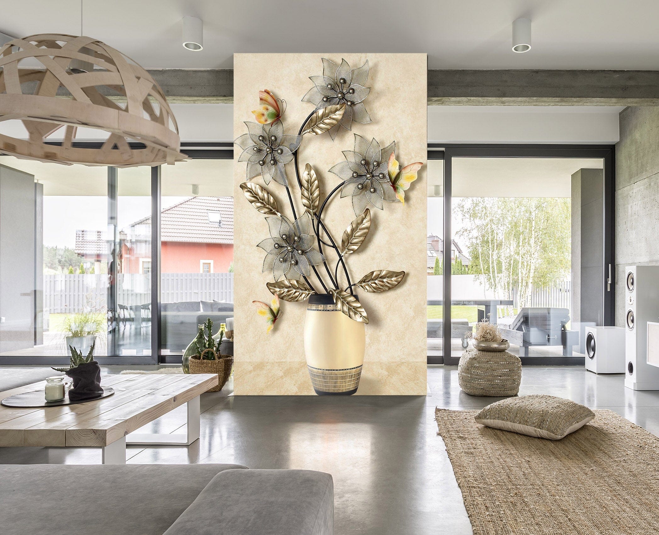 3D Art Vase 1869 Wall Murals Wallpaper AJ Wallpaper 2 