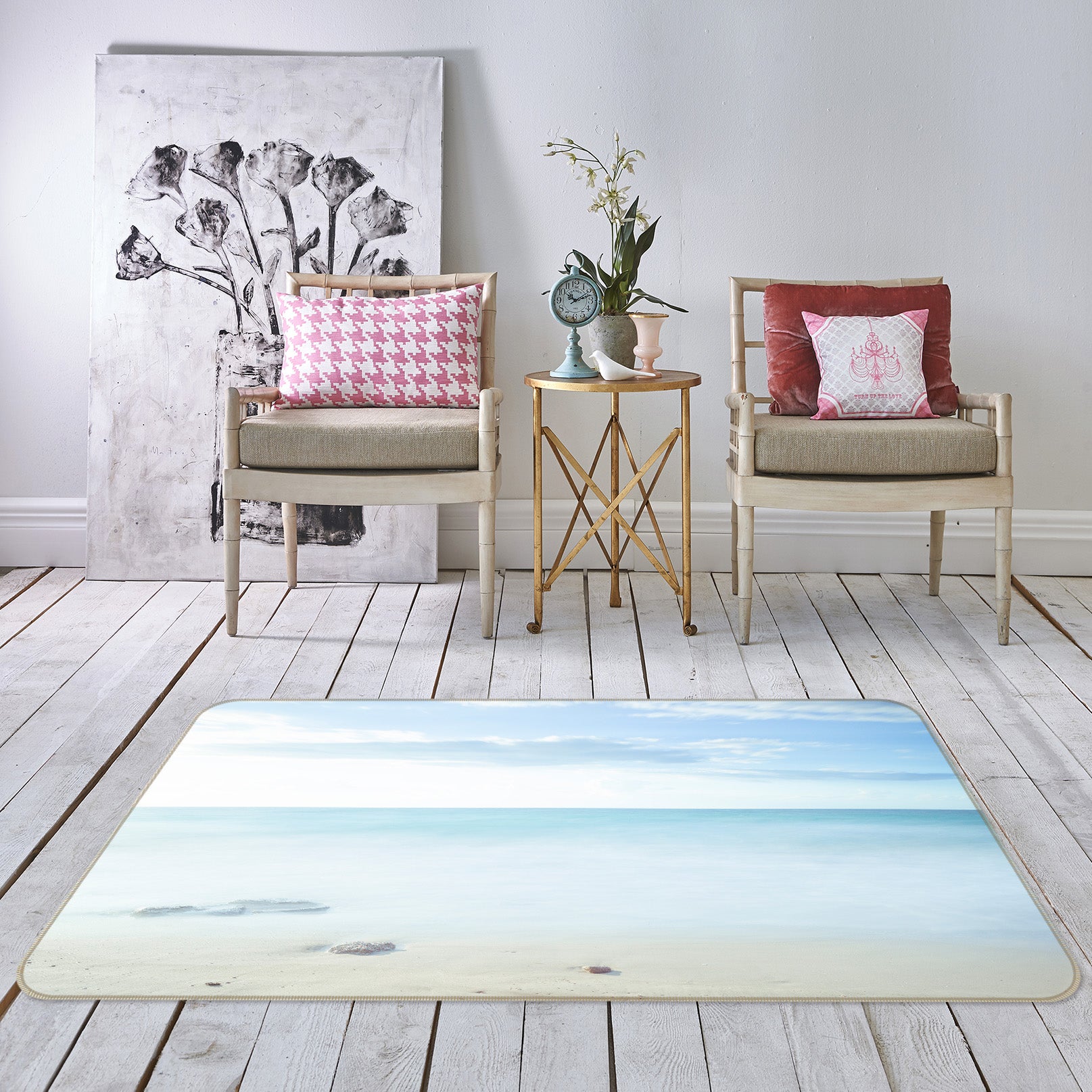 3D Ocean 83256 Assaf Frank Rug Non Slip Rug Mat