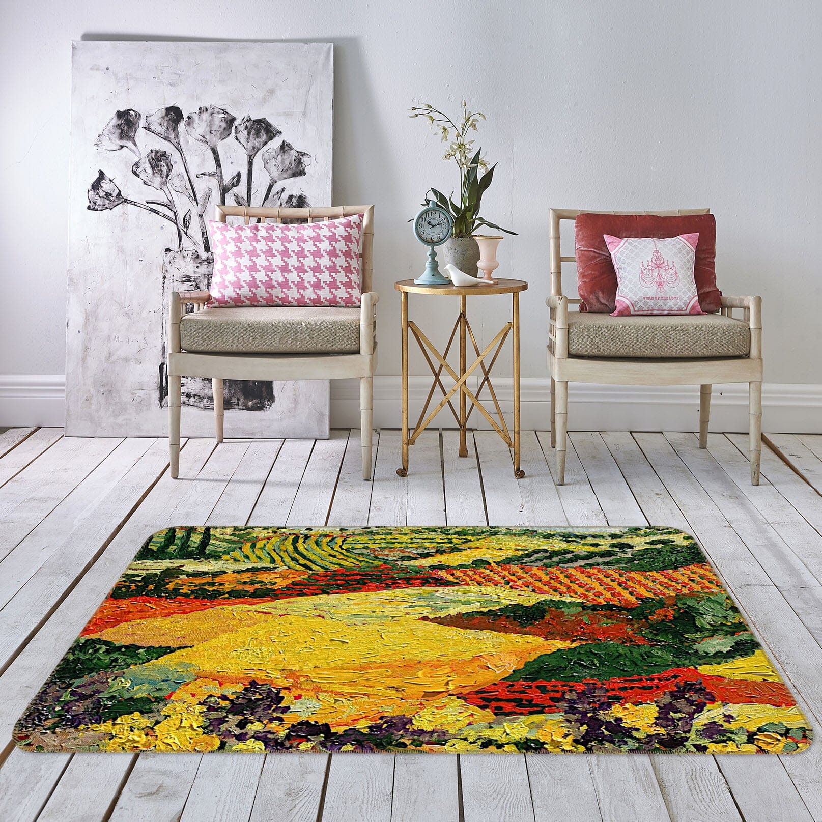 3D Early Clouds 1023 Allan P. Friedlander Rug Non Slip Rug Mat Mat AJ Creativity Home 