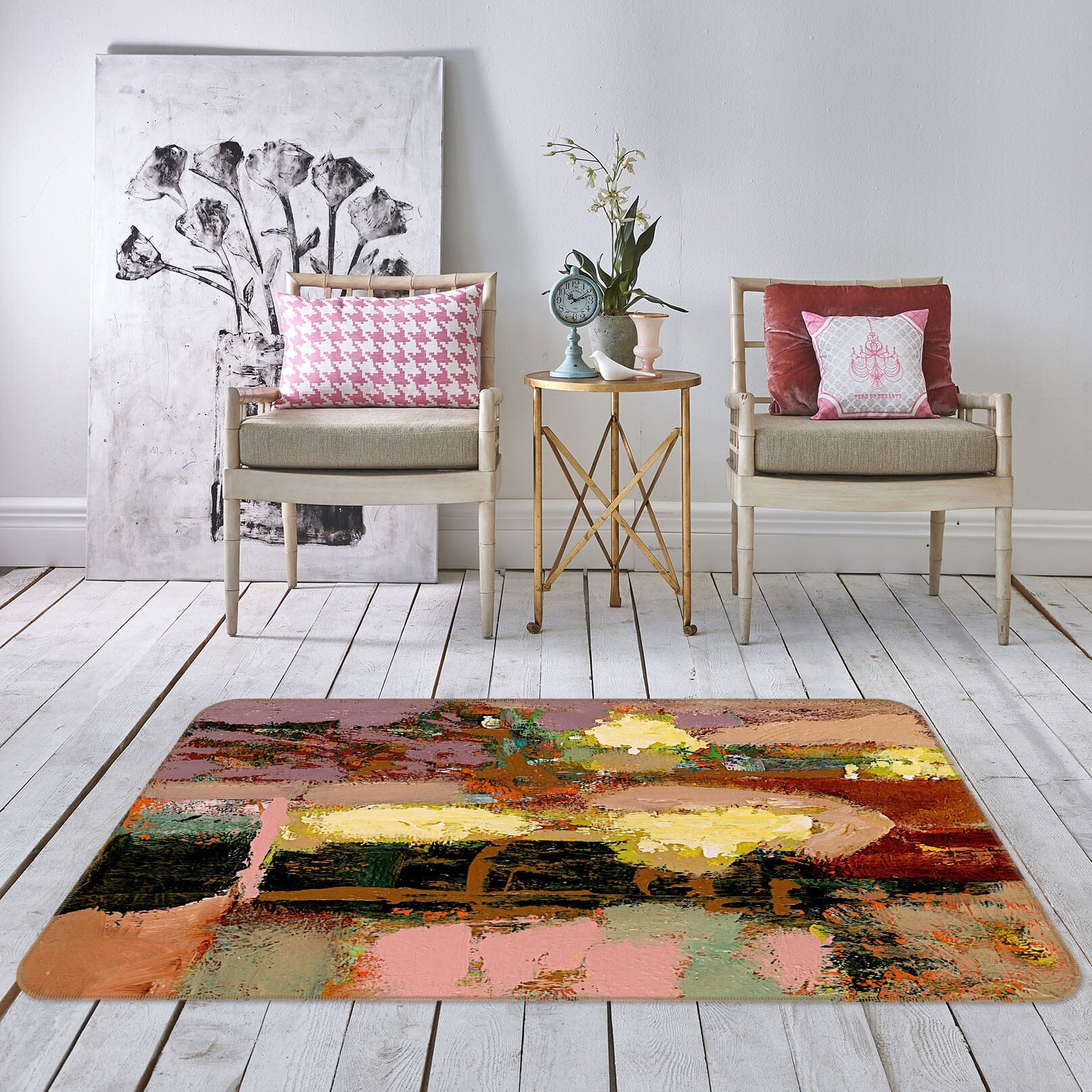 3D Color Oil Painting 1011 Allan P. Friedlander Rug Non Slip Rug Mat Mat AJ Creativity Home 