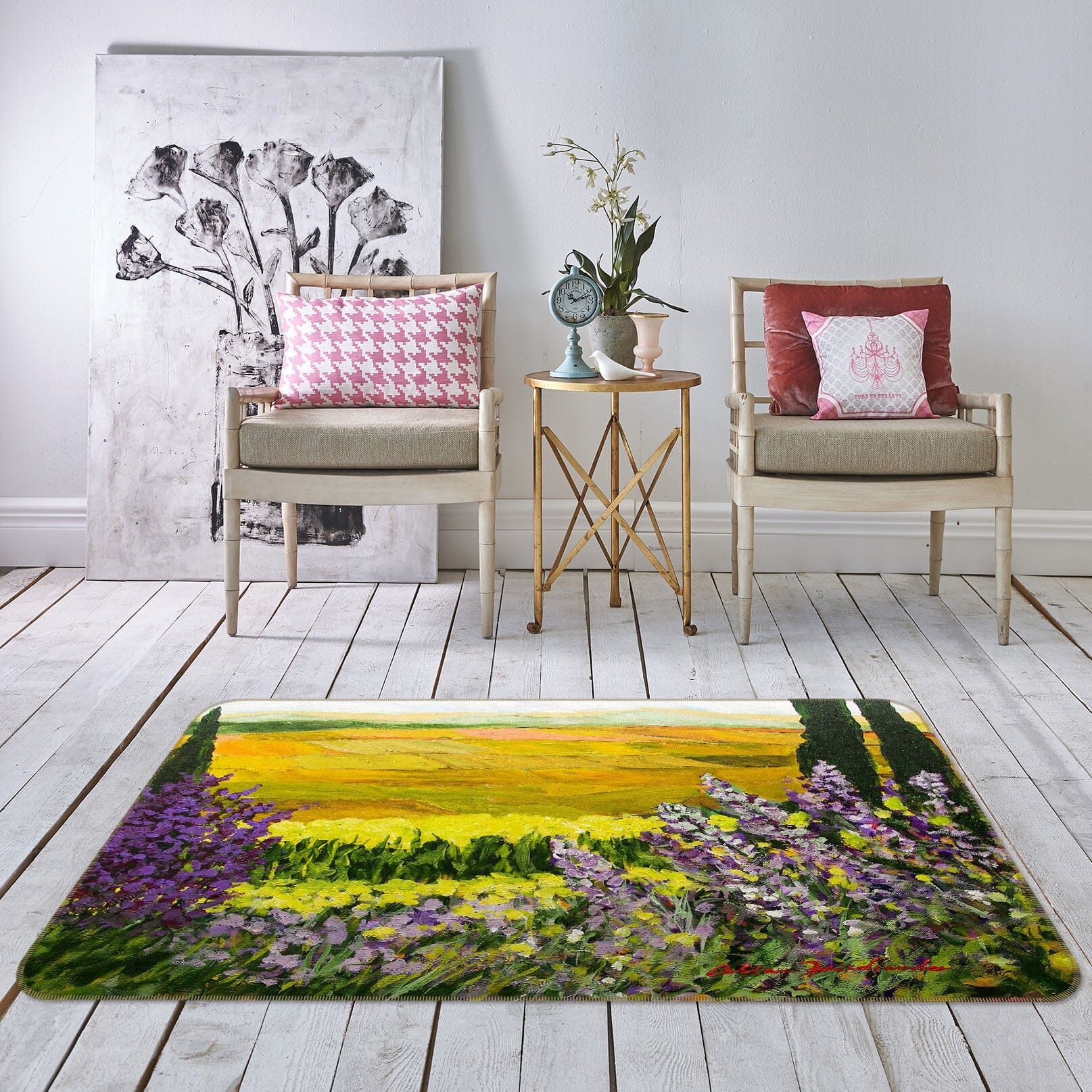 3D Golden Acres 1096 Allan P. Friedlander Rug Non Slip Rug Mat Mat AJ Creativity Home 