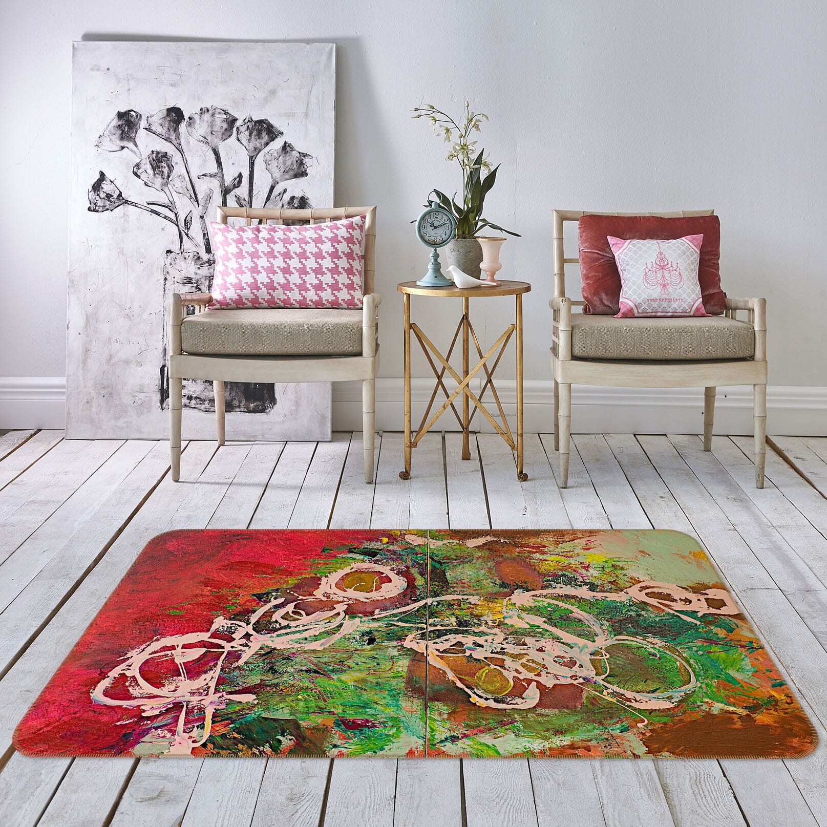 3D Color Pattern 1002 Allan P. Friedlander Rug Non Slip Rug Mat Mat AJ Creativity Home 