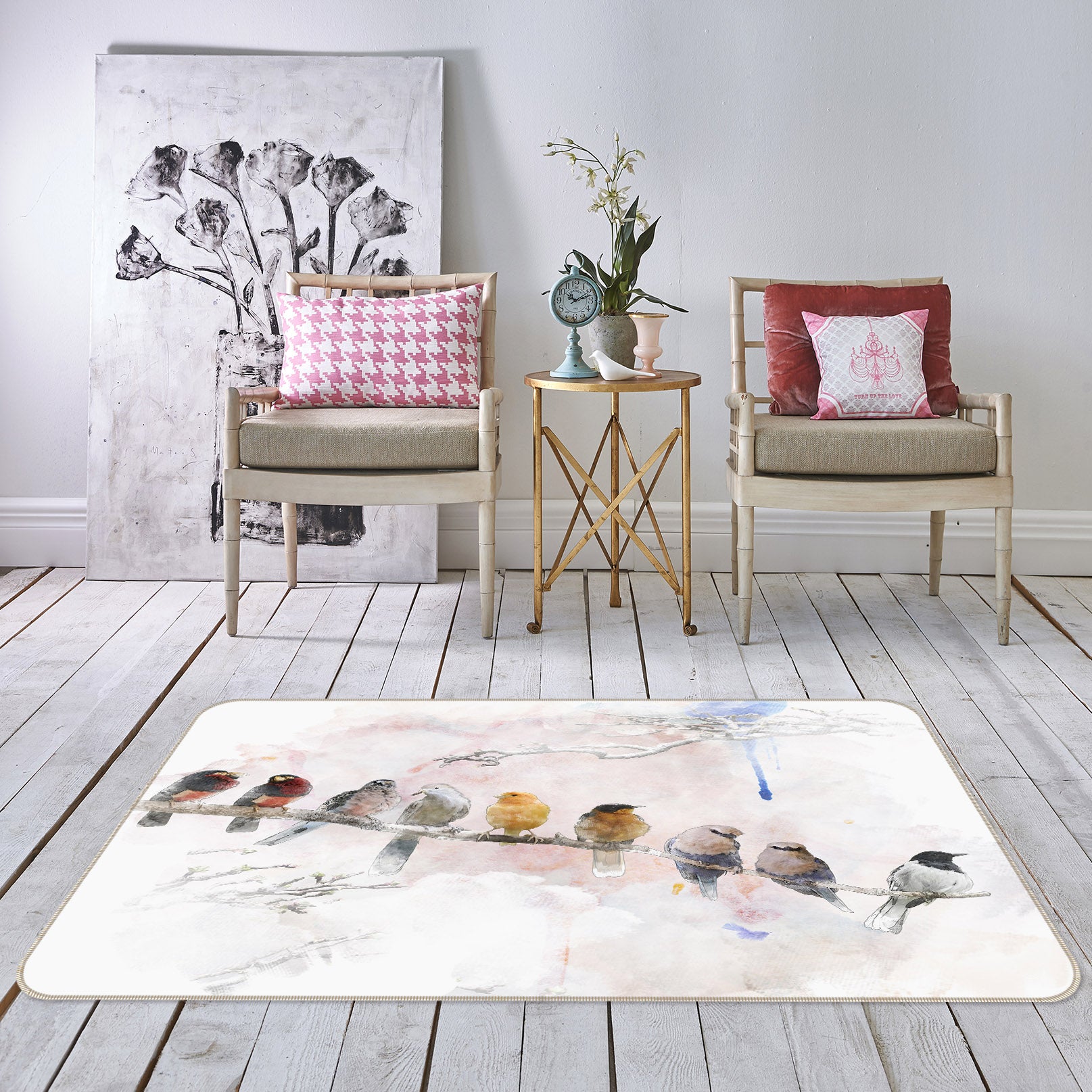 3D Sparrow 34138 Non Slip Rug Mat