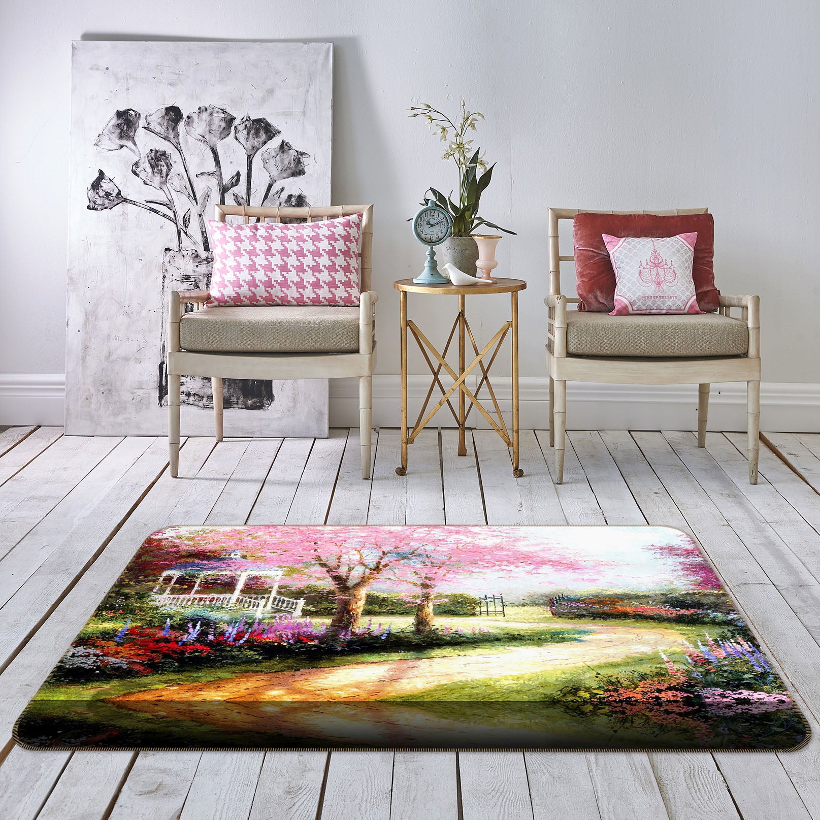 3D Path 33164 Non Slip Rug Mat