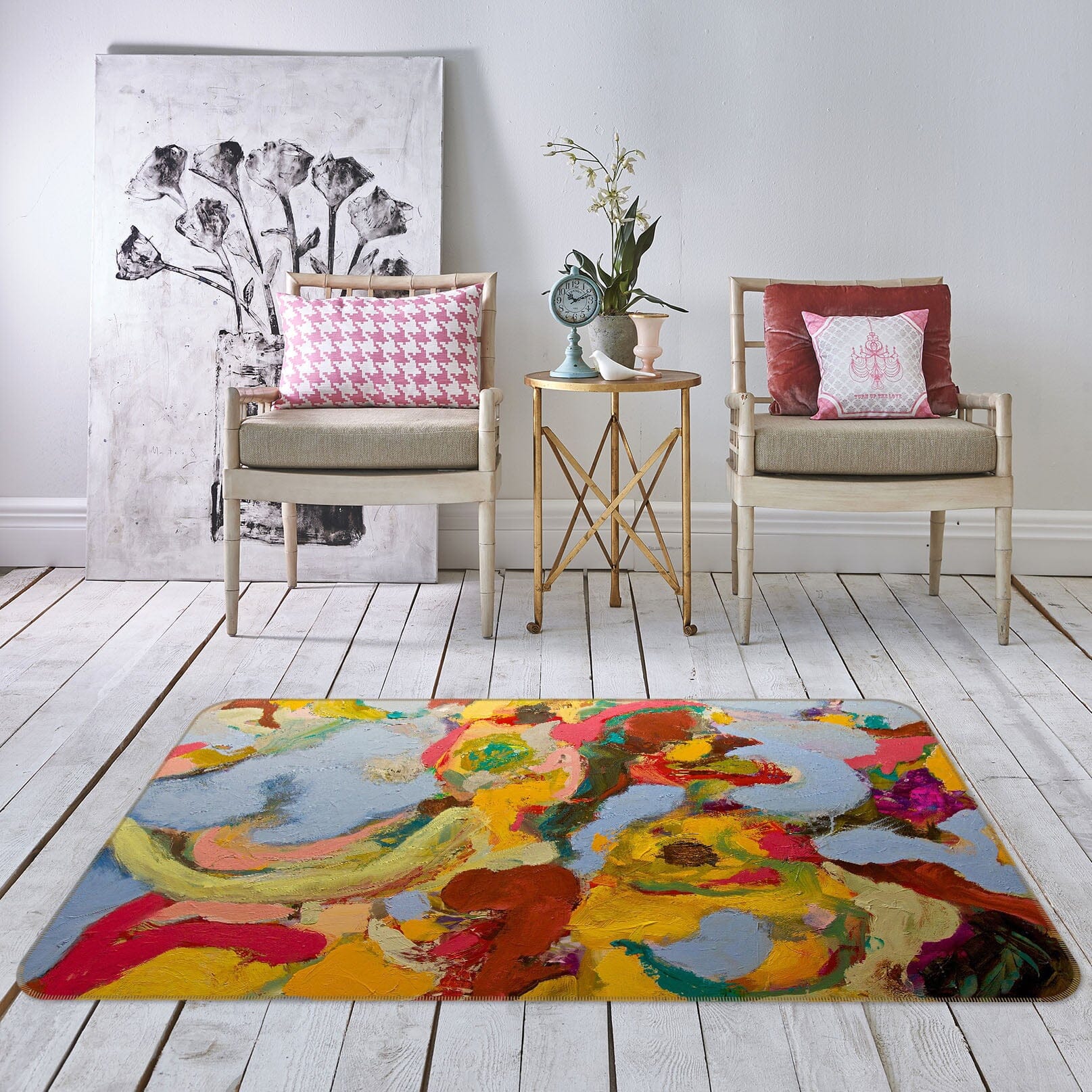 3D Vibrant Colors 1005 Allan P. Friedlander Rug Non Slip Rug Mat Mat AJ Creativity Home 
