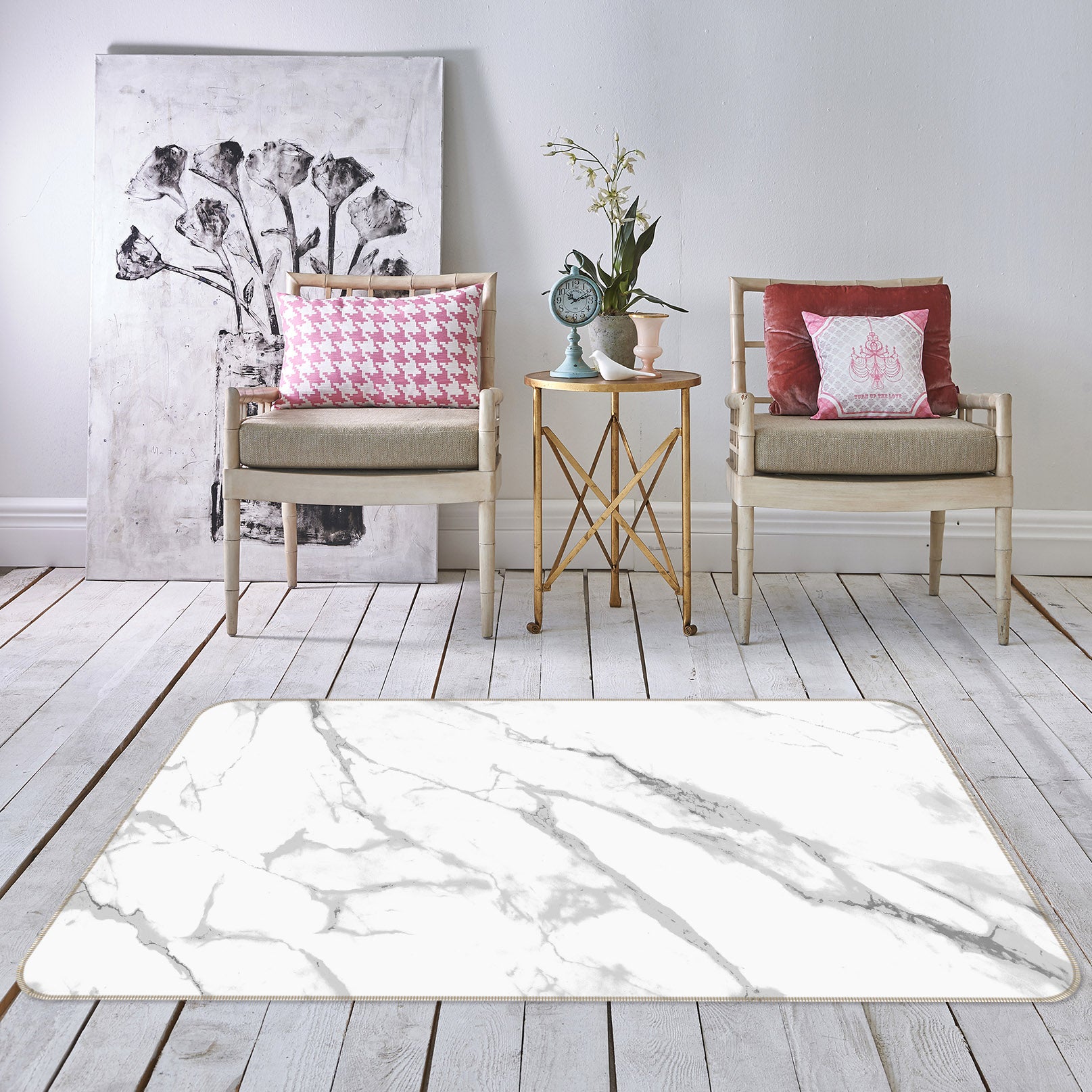 3D Marbling 34179 Non Slip Rug Mat
