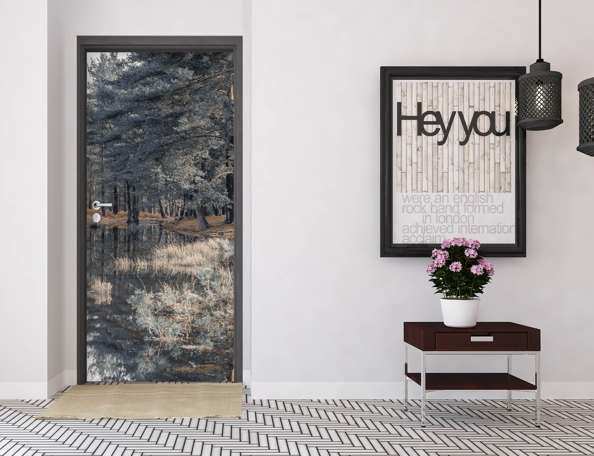 3D Dense Branches 5139 Assaf Frank Door Mural