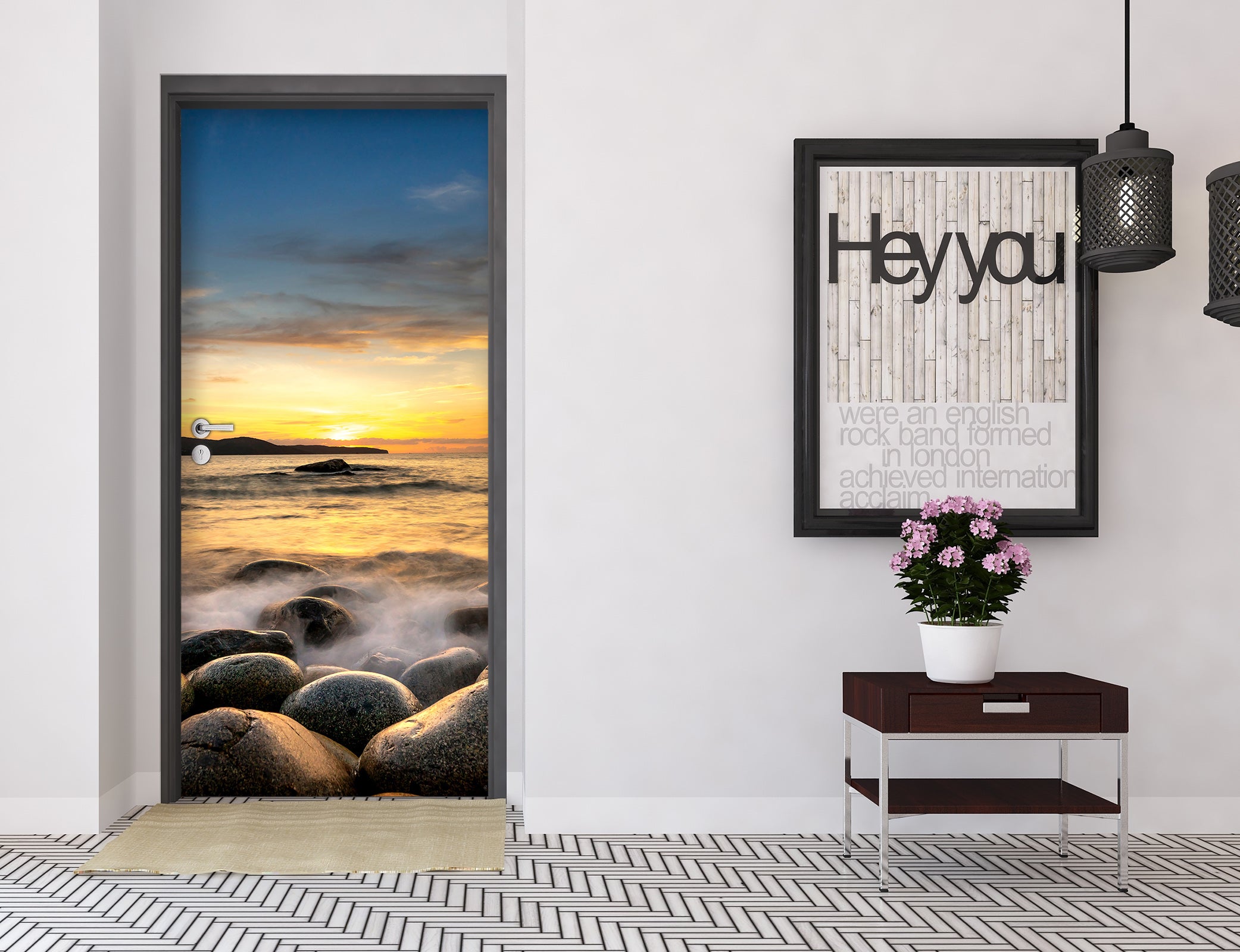 3D Stone Sky 22012 Door Mural