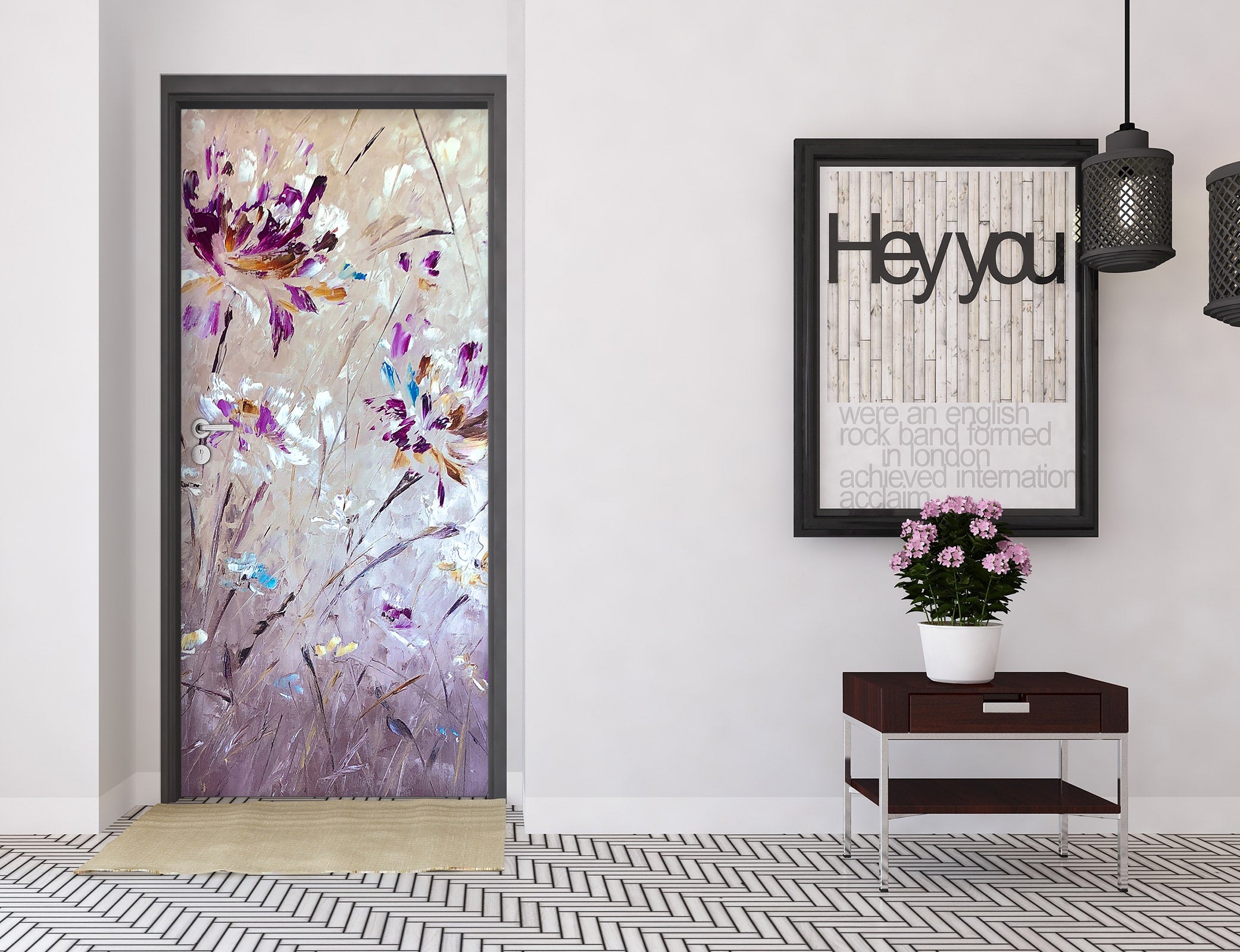 3D Art Flower 3194 Skromova Marina Door Mural