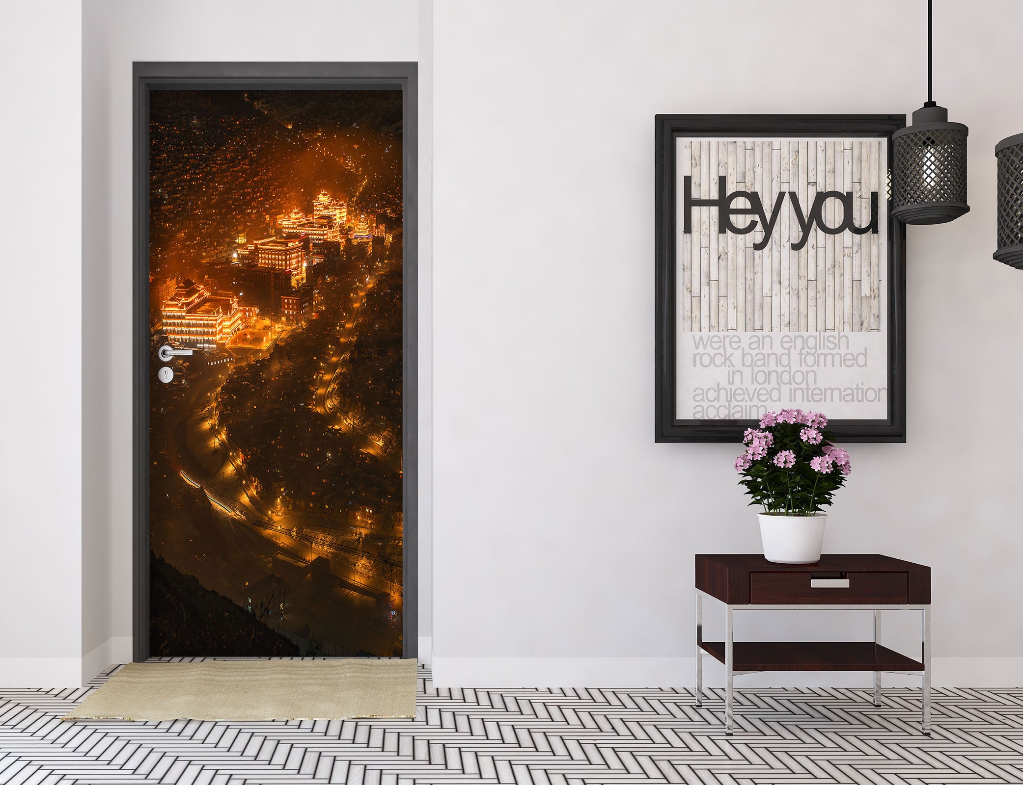 3D Fire House 25027 Door Mural