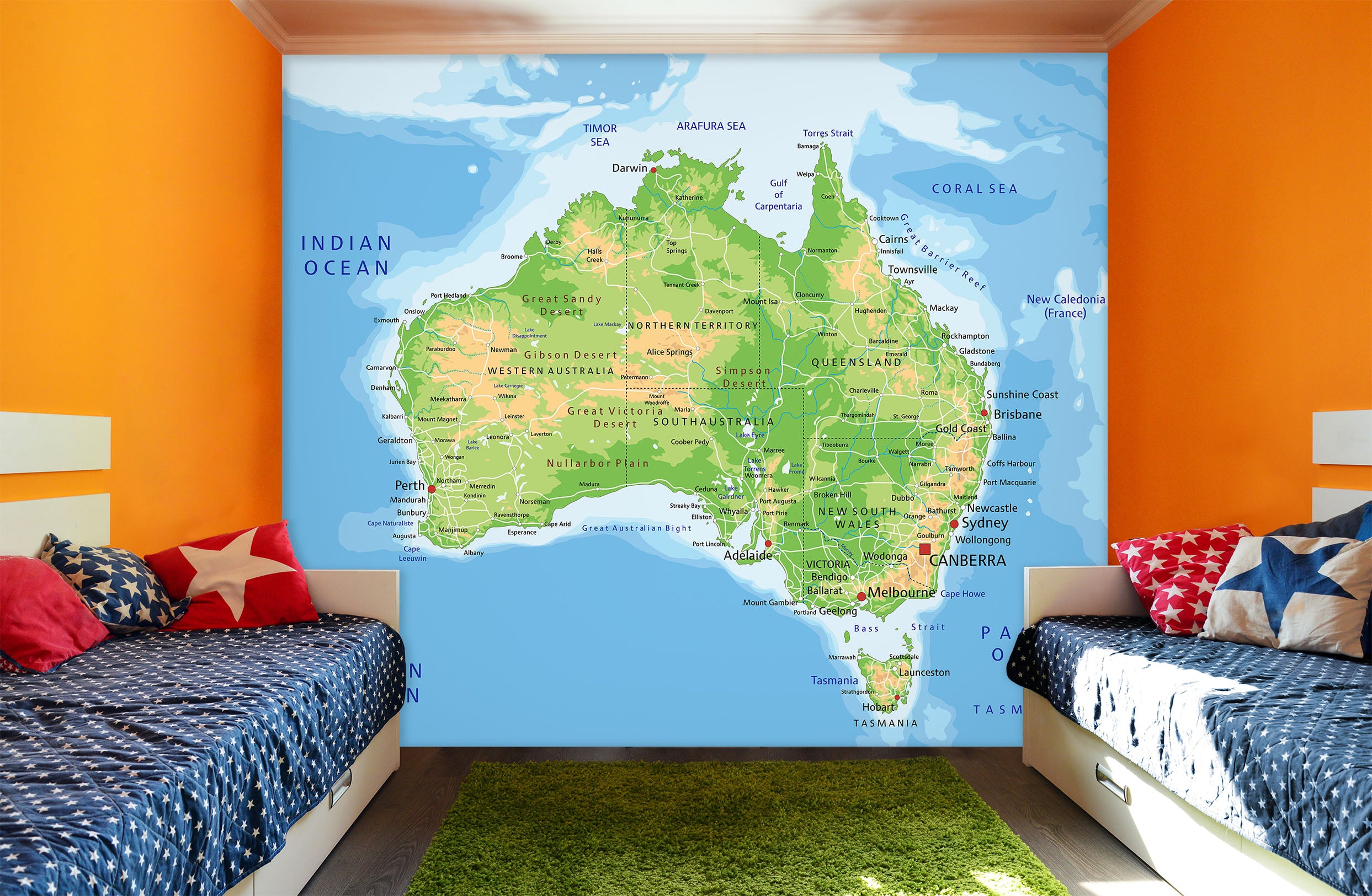 3D Map 58147 Wall Murals
