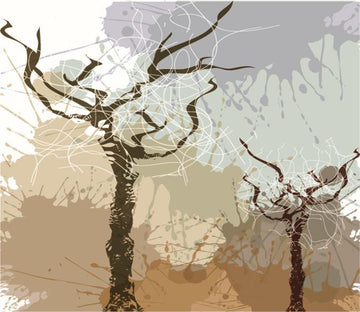 3D Trunk Branch Painting 024 Wallpaper AJ Wallpaper 