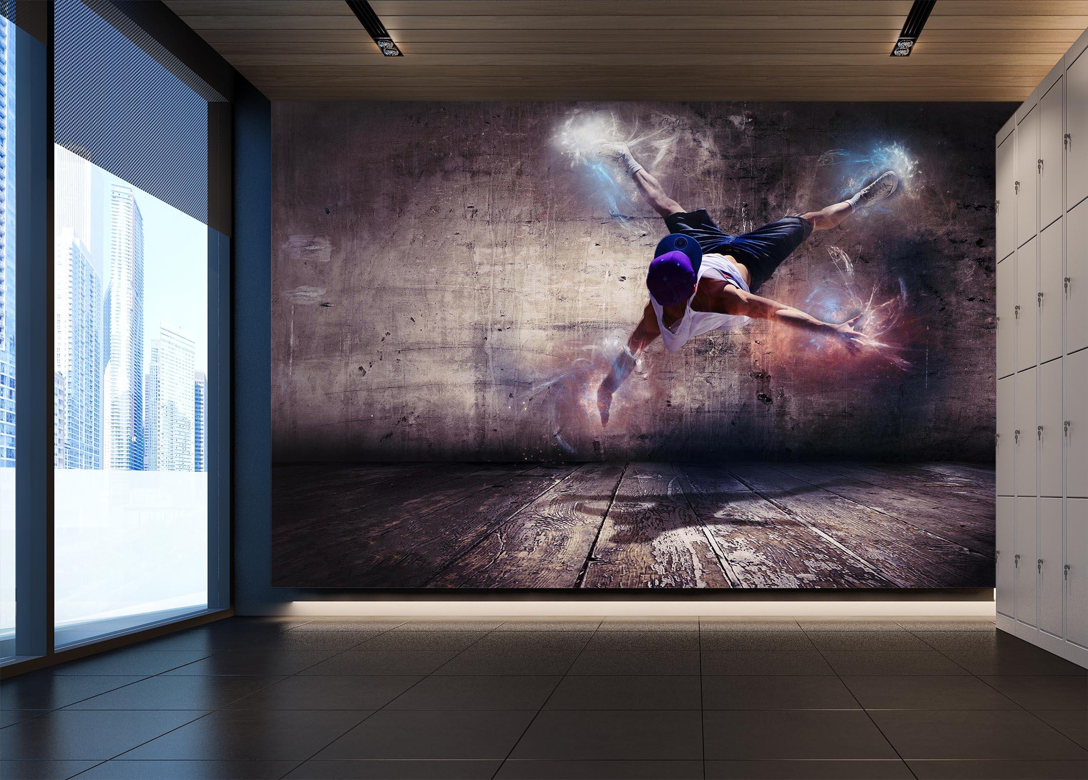 3D Street Dance 121 Wall Murals Wallpaper AJ Wallpaper 2 