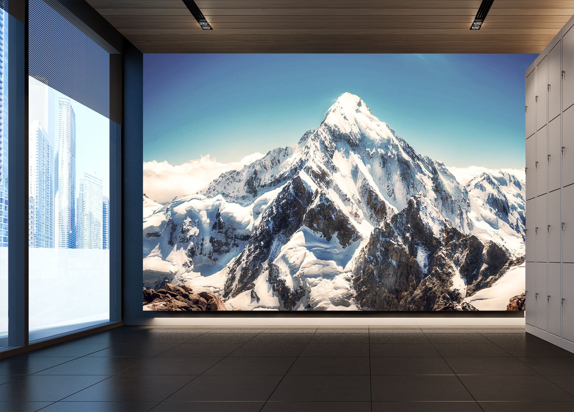 3D Snow mountain 27 Wall Murals Wallpaper AJ Wallpaper 