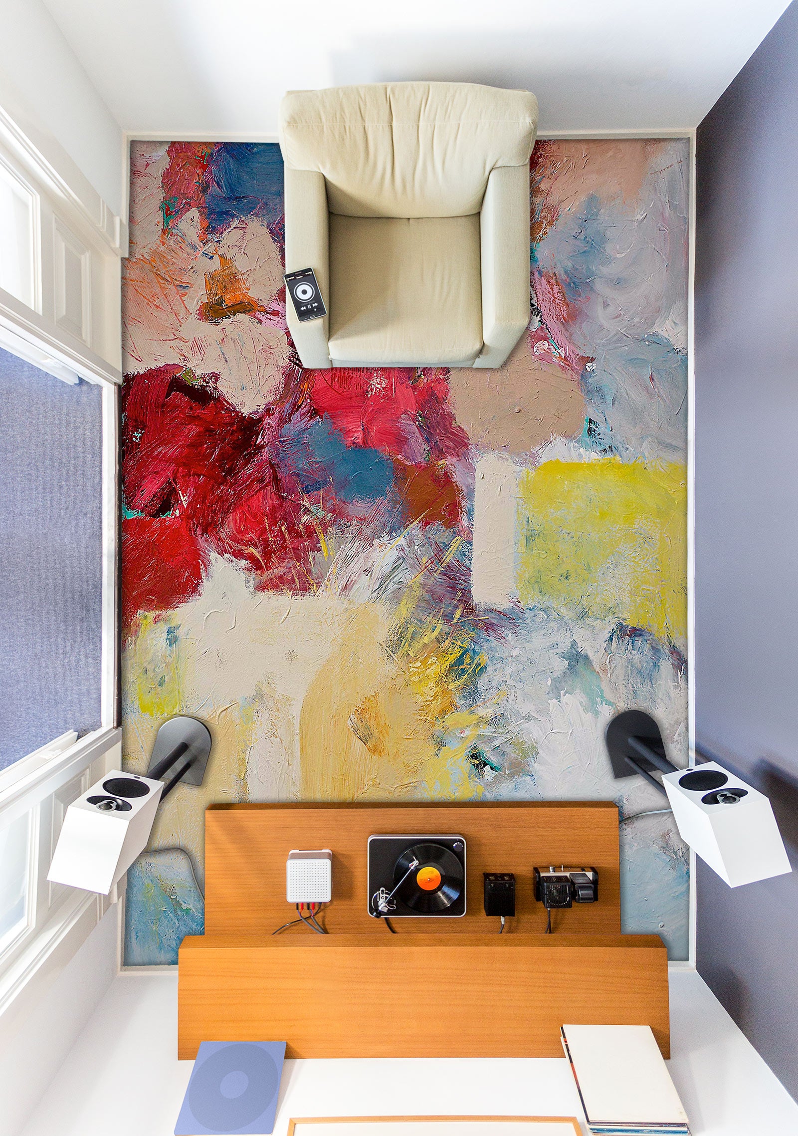 3D Color Pigment 9694 Allan P. Friedlander Floor Mural
