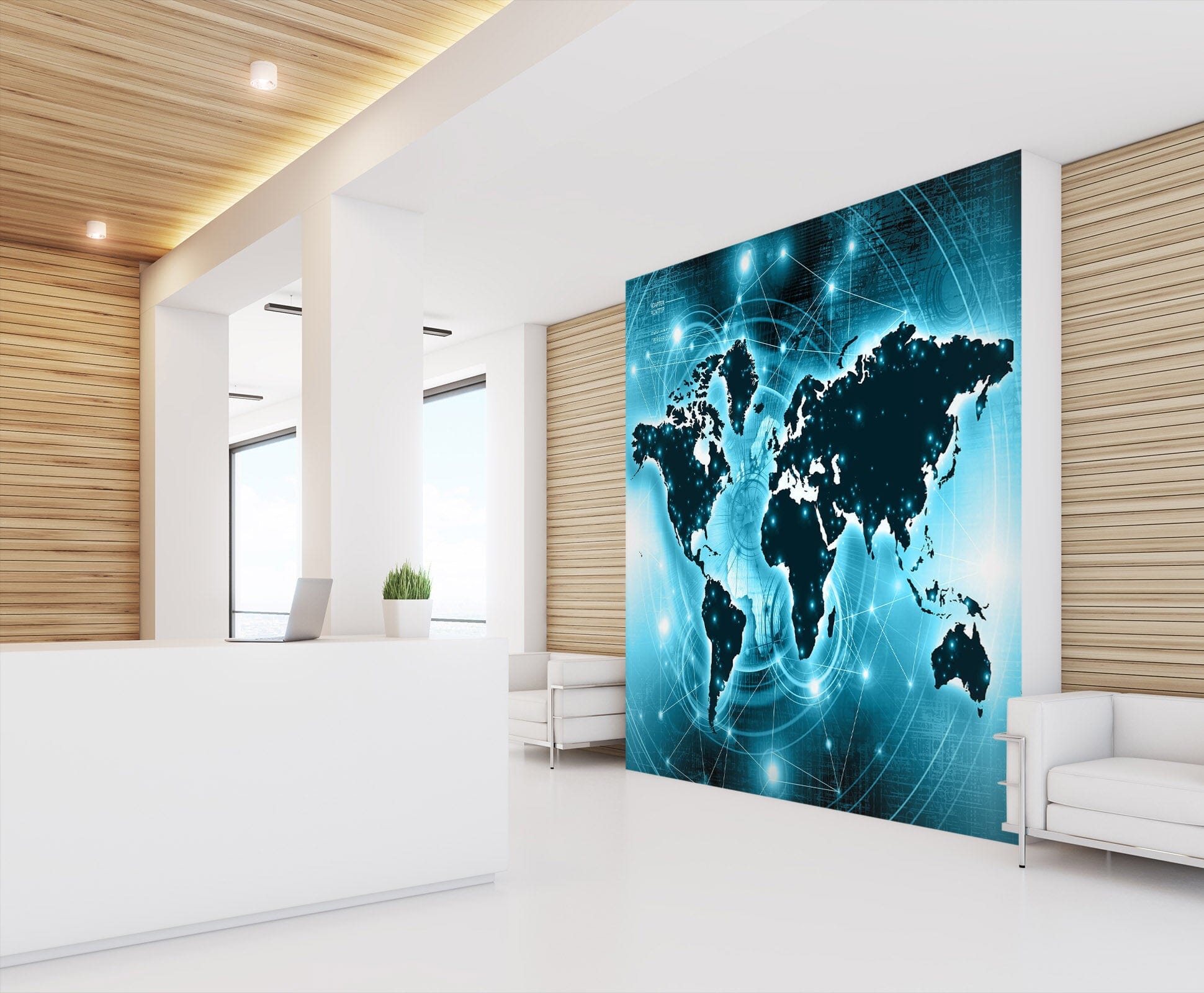 3D Black Valley 2105 World Map Wall Murals Wallpaper AJ Wallpaper 2 