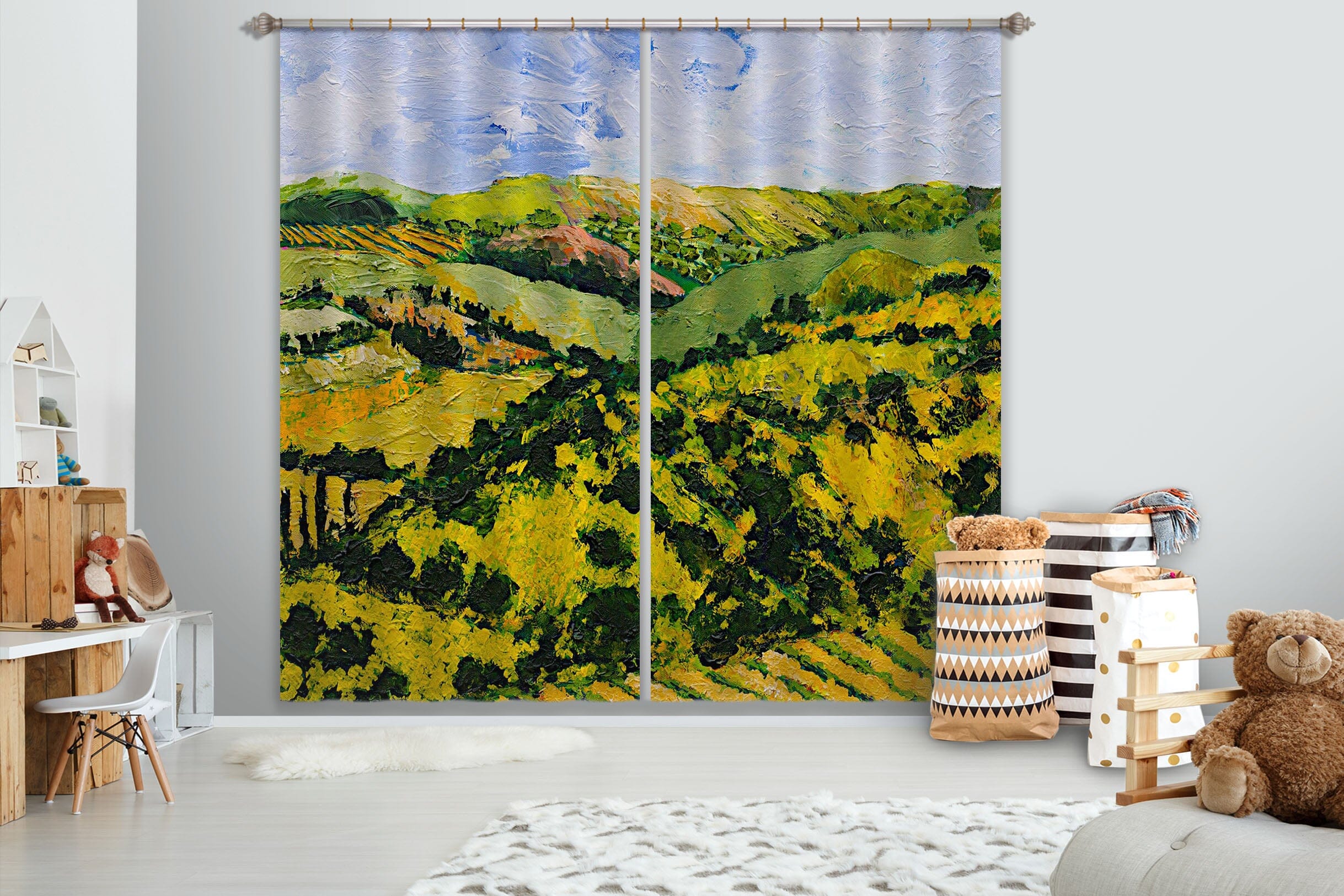 3D Deep Valley 183 Allan P. Friedlander Curtain Curtains Drapes Curtains AJ Creativity Home 