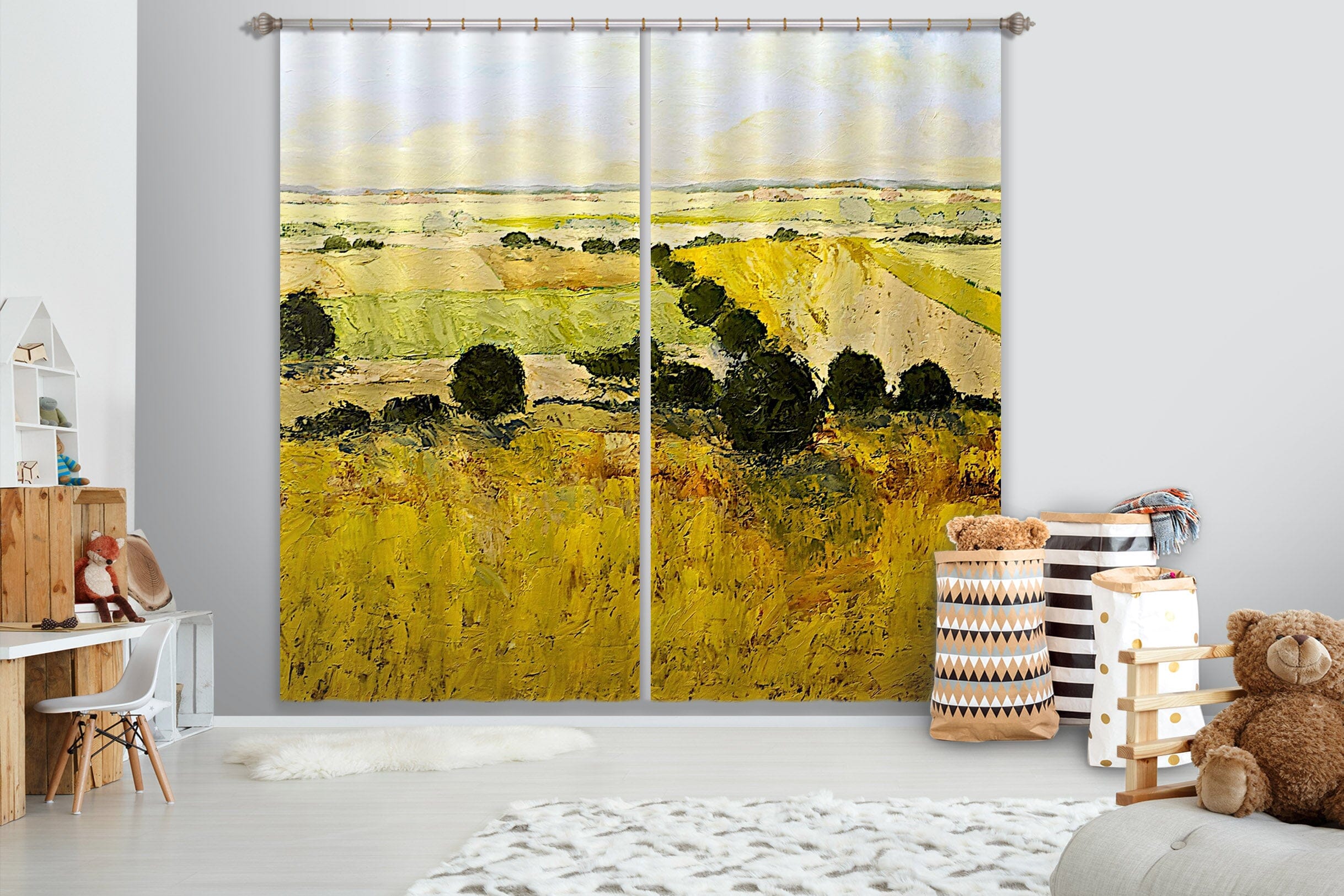 3D Summer End 119 Allan P. Friedlander Curtain Curtains Drapes Curtains AJ Creativity Home 