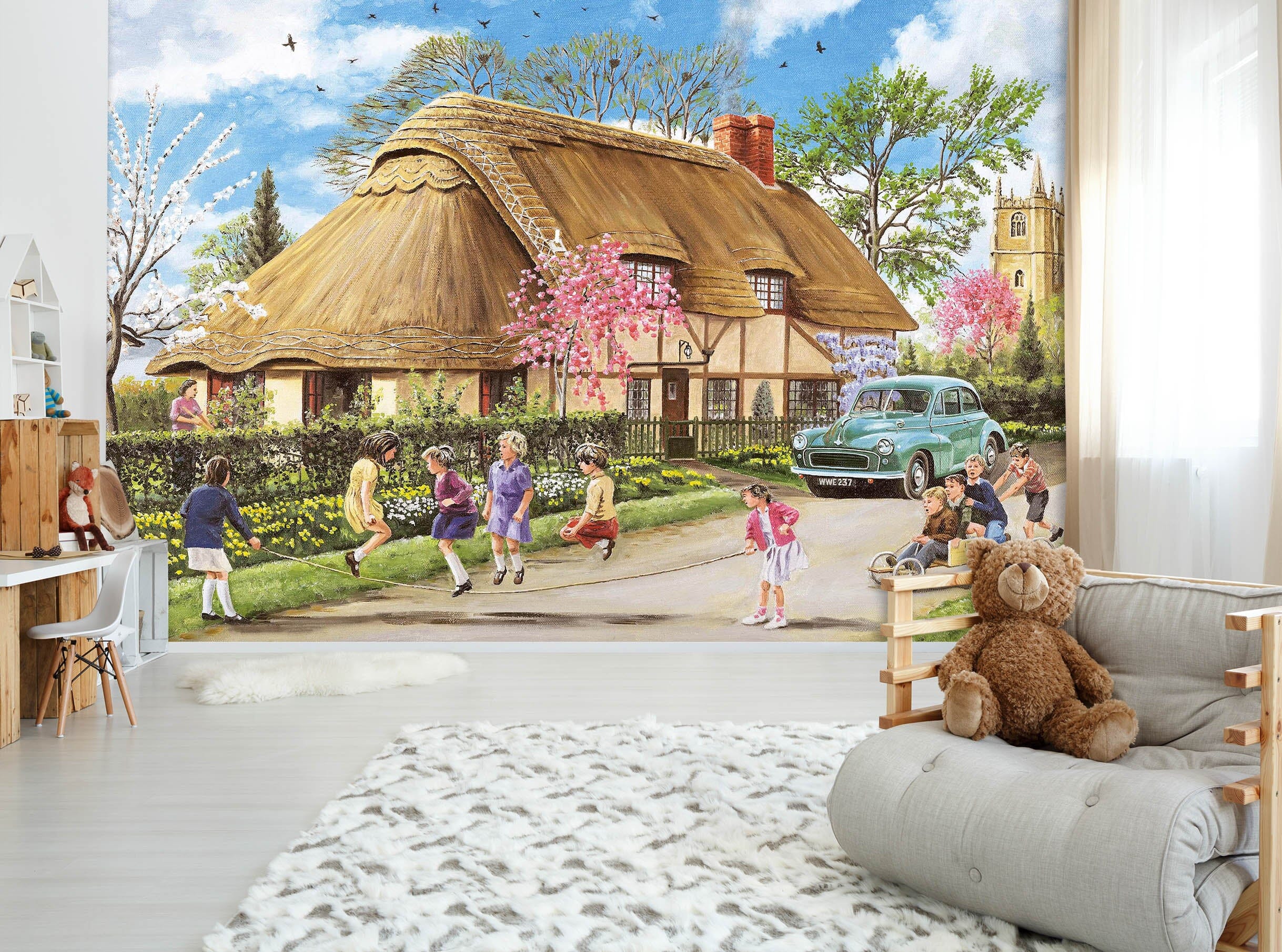 3D Spring In Their Heels 1051 Trevor Mitchell Wall Mural Wall Murals Wallpaper AJ Wallpaper 2 