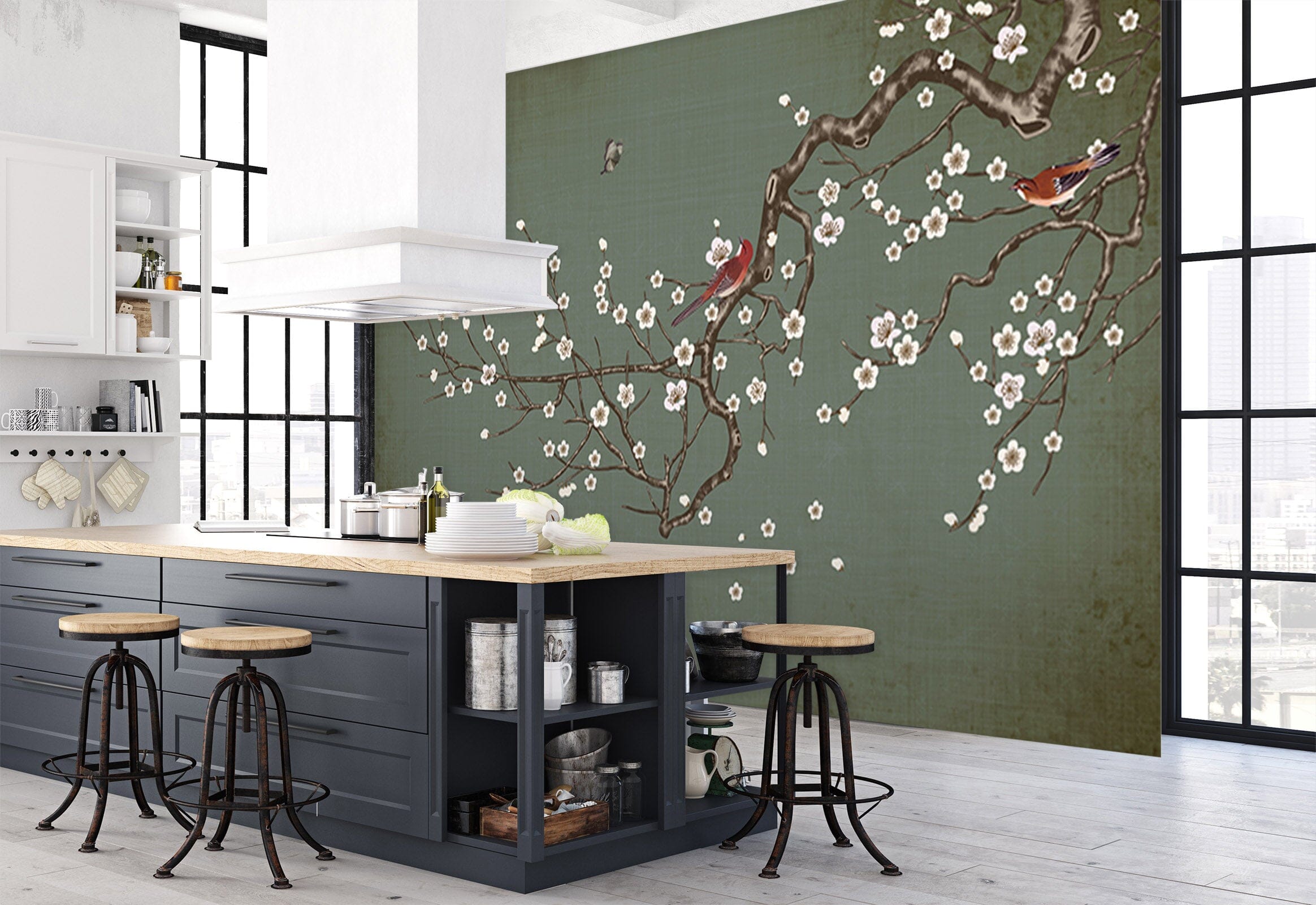 3D Bright Flowers 1450 Wall Murals Wallpaper AJ Wallpaper 2 