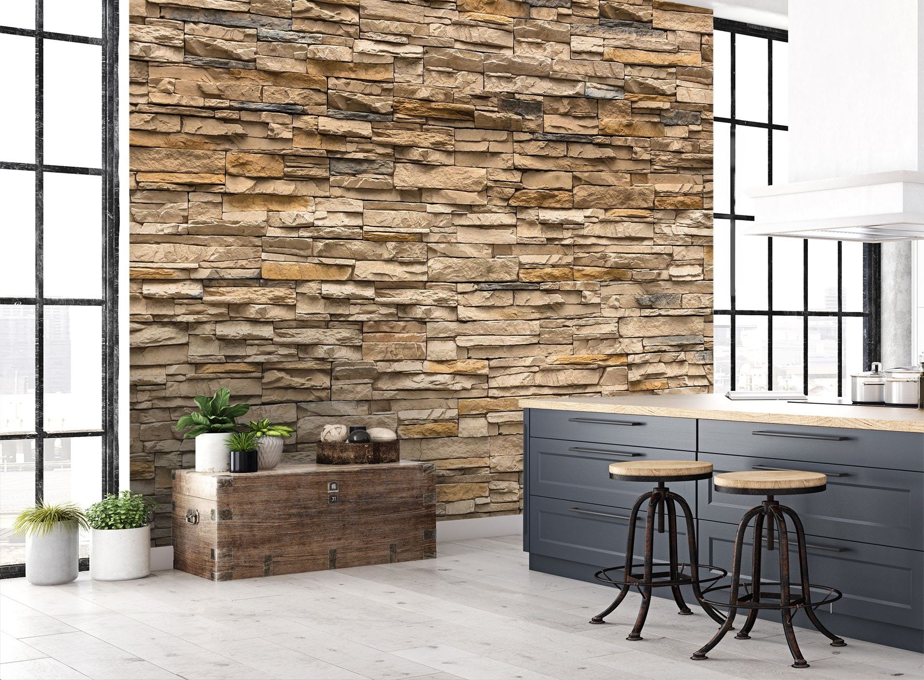 3D Brick Wall Texture 152 Wall Murals Wallpaper AJ Wallpaper 2 