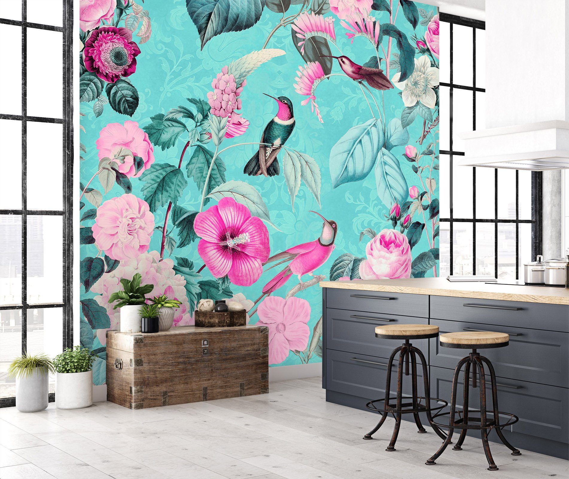 3D Bird Home 1443 Andrea haase Wall Mural Wall Murals Wallpaper AJ Wallpaper 2 