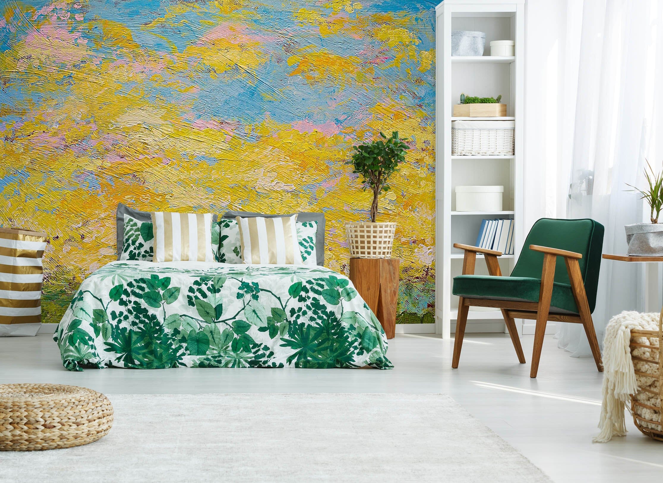 3D Abstract Flowers 187 Allan P. Friedlander Wall Mural Wall Murals Wallpaper AJ Wallpaper 2 