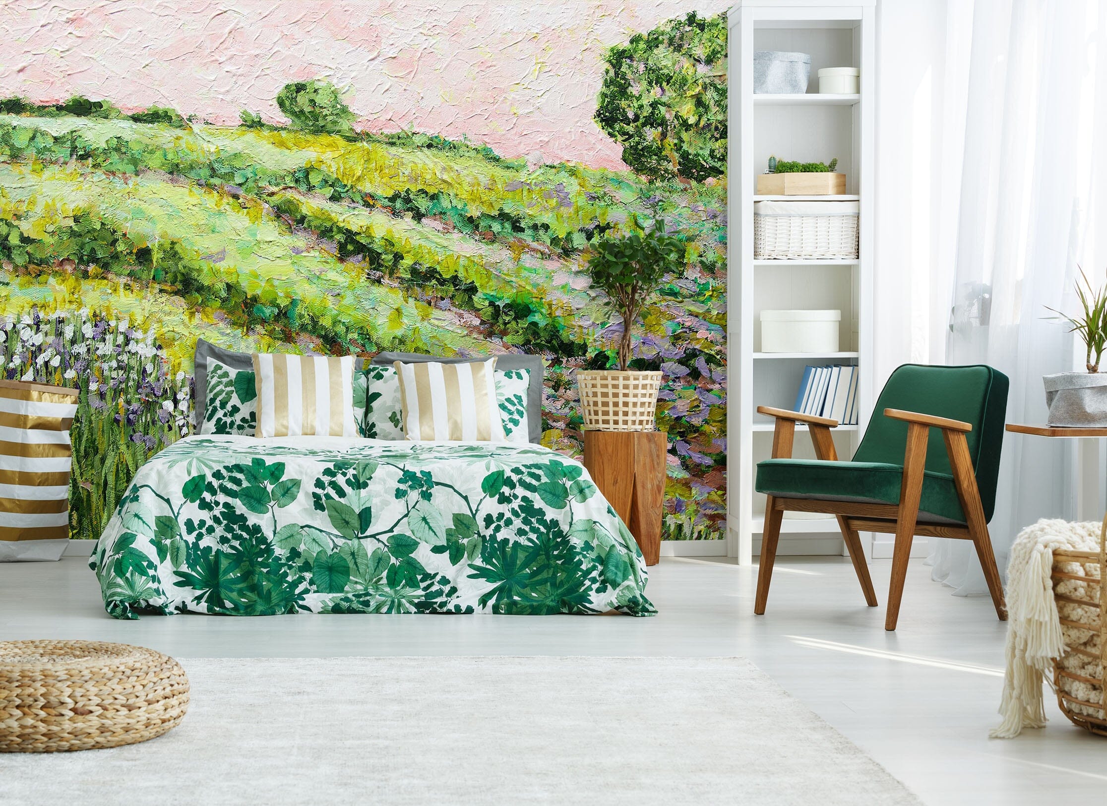 3D Blue Sky Grassland 233 Allan P. Friedlander Wall Mural Wall Murals Wallpaper AJ Wallpaper 2 